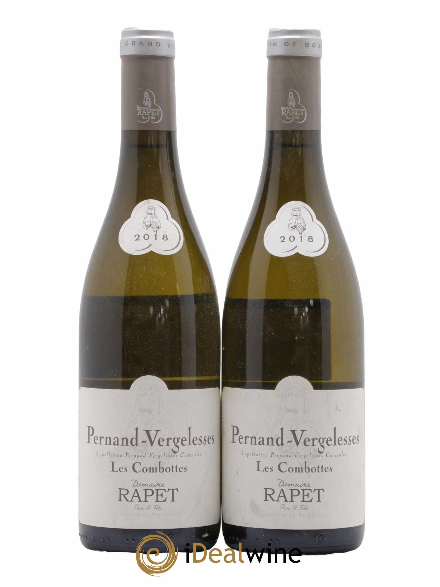 Pernand-Vergelesses Les Combottes Rapet Père & Fils 2018 - Lot de 2 bouteilles - 0