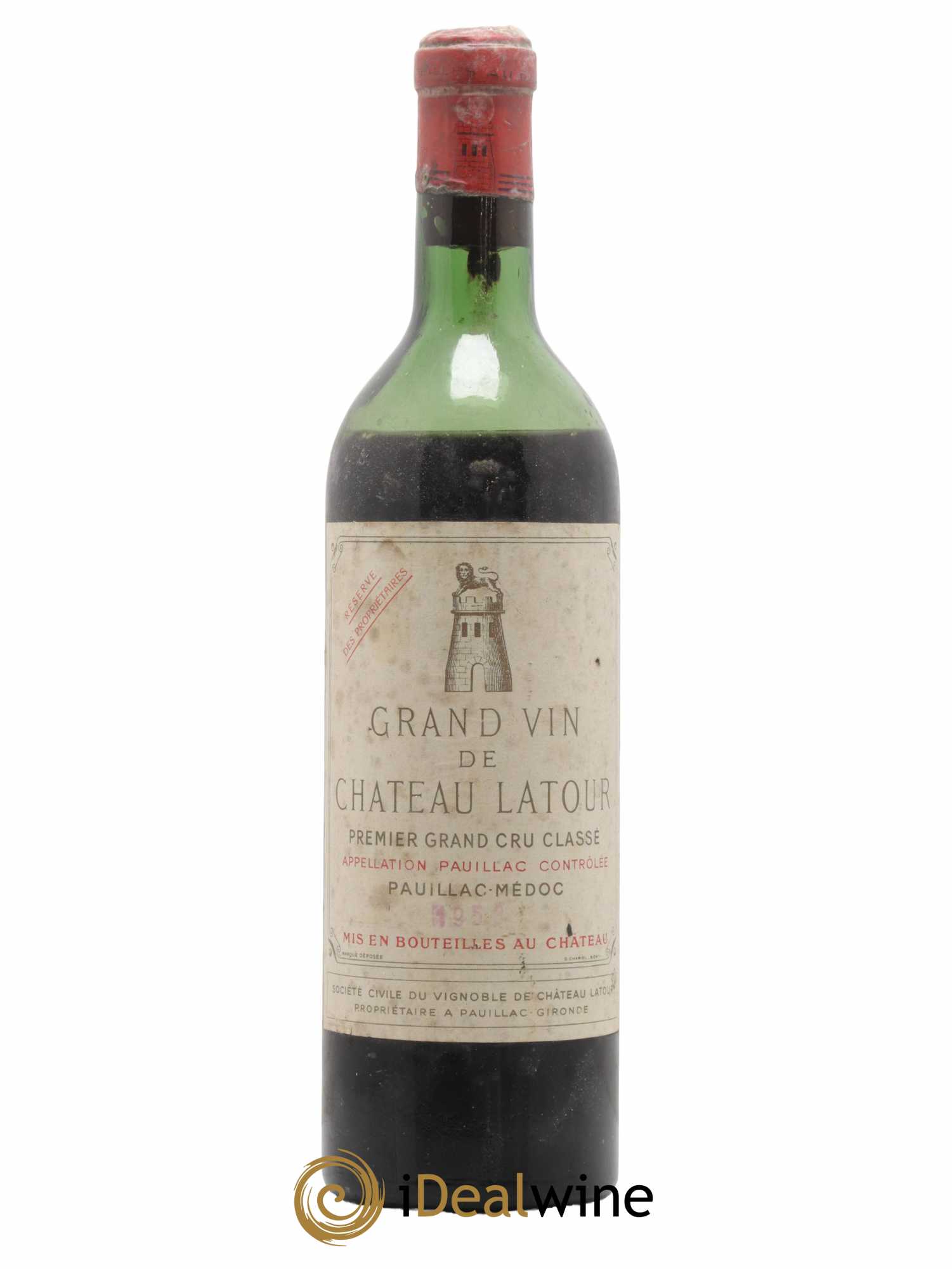 Château Latour 1er Grand Cru Classé 1953 - Lot de 1 bouteille - 0