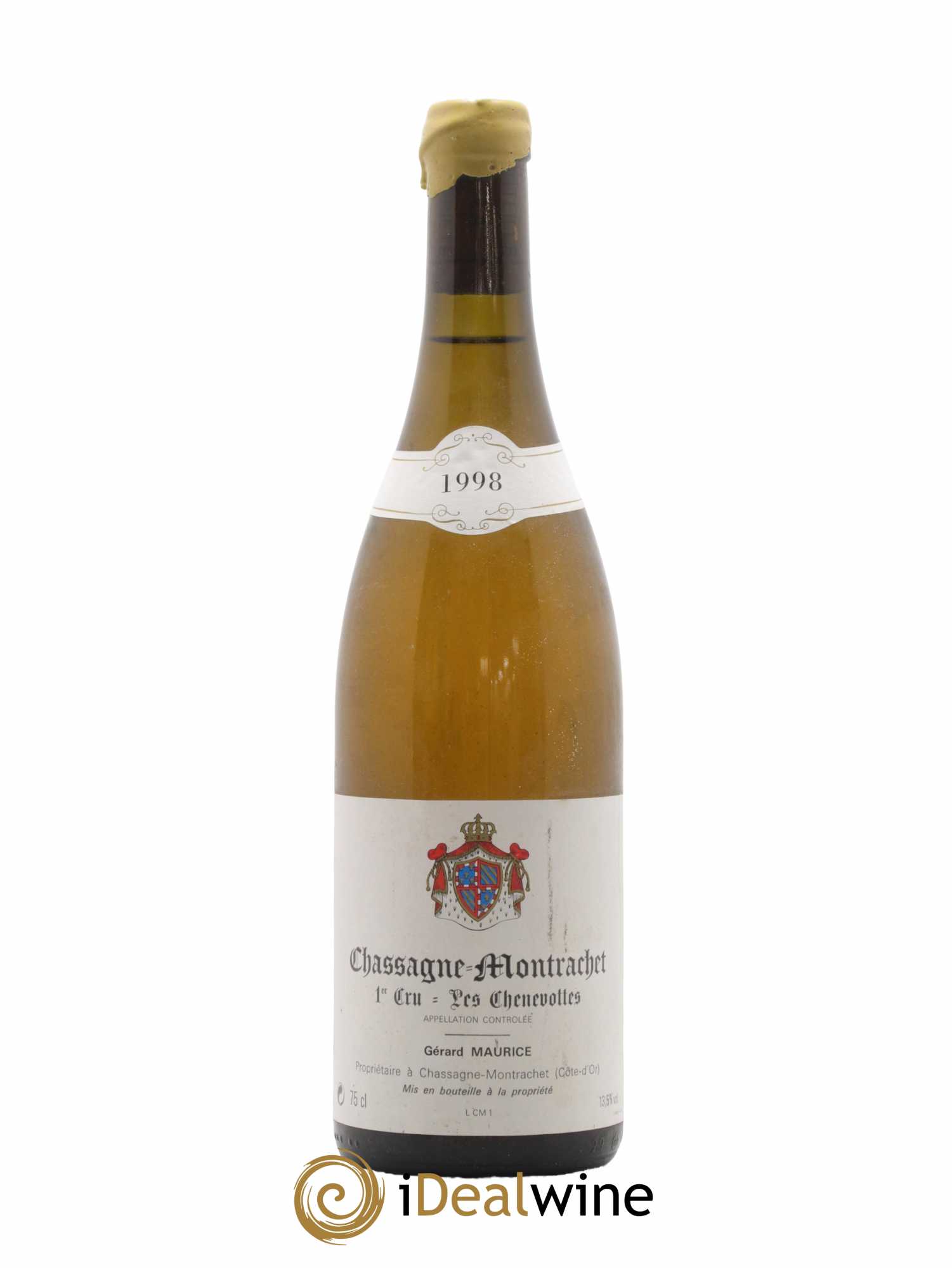 Chassagne-Montrachet 1er Cru Les Chenevottes Gérard Maurice 1998 - Lot de 1 bouteille - 0