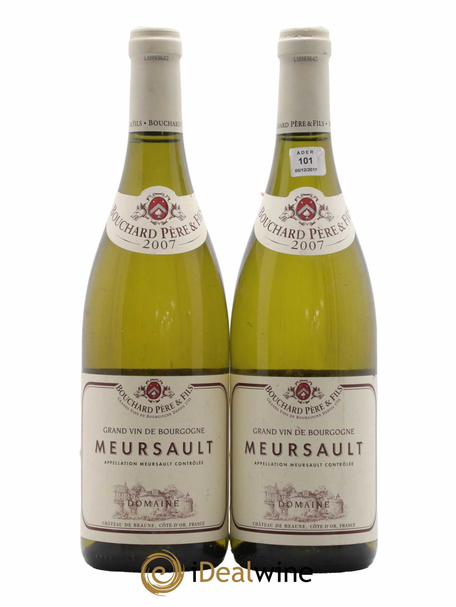 Meursault Bouchard Père & Fils 2007 - Posten von 2 Flaschen - 0