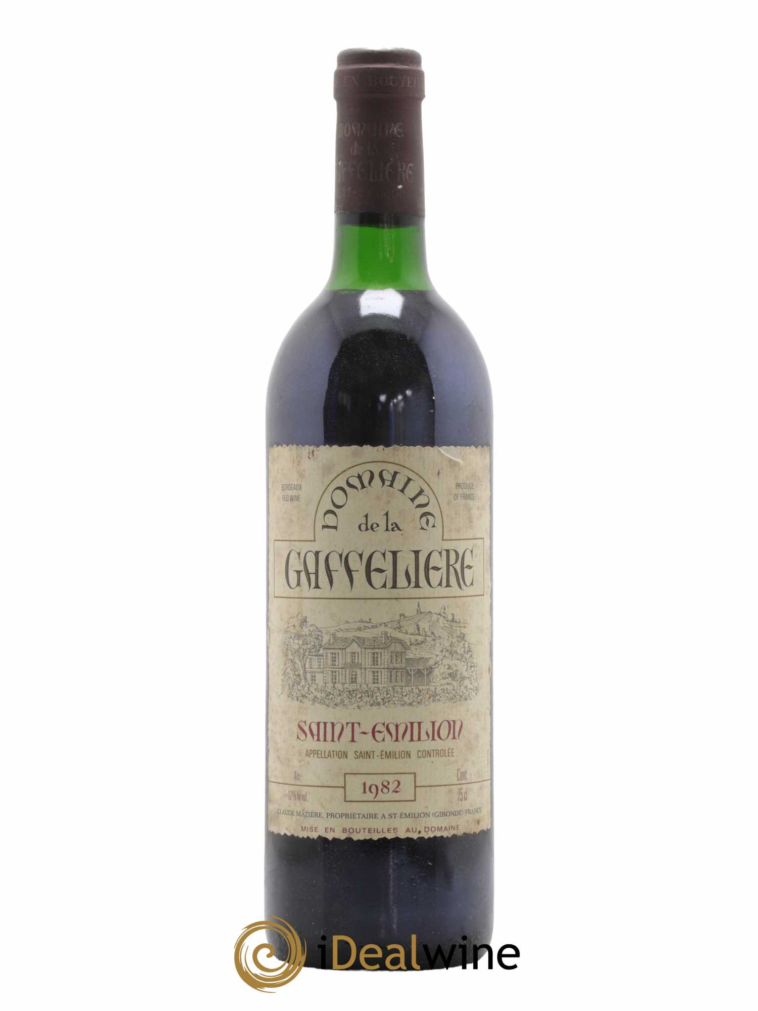 Saint-Émilion Grand Cru Domaine de la Gaffelière 1982 - Lot de 1 bouteille - 0