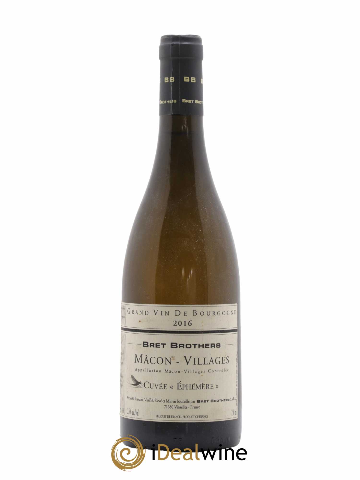 Mâcon Cuvée Ephémère Bret Brothers 2016 - Lot de 1 bouteille - 0
