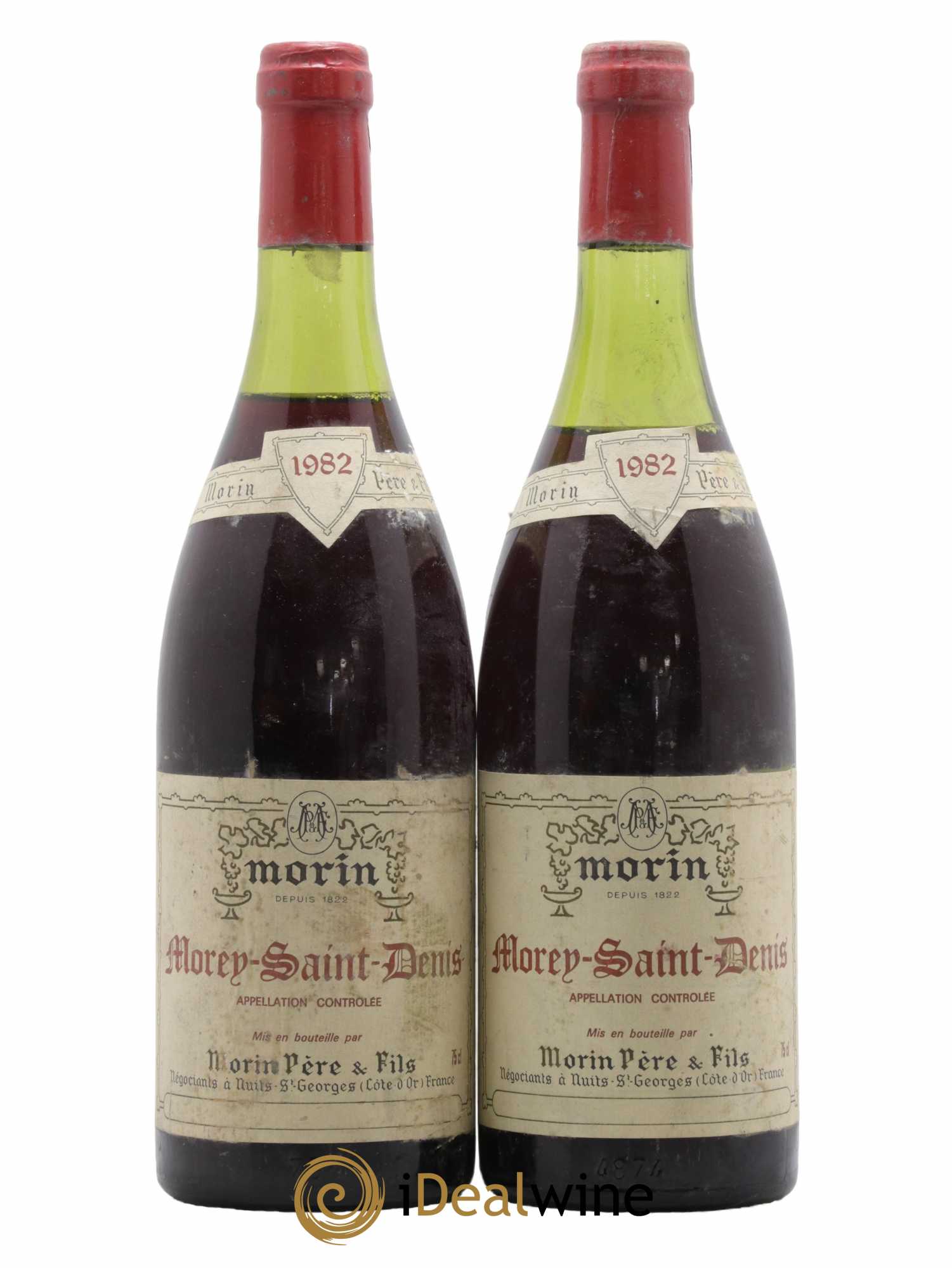 Morey-Saint-Denis Morin 1982 - Lot de 2 bouteilles - 0