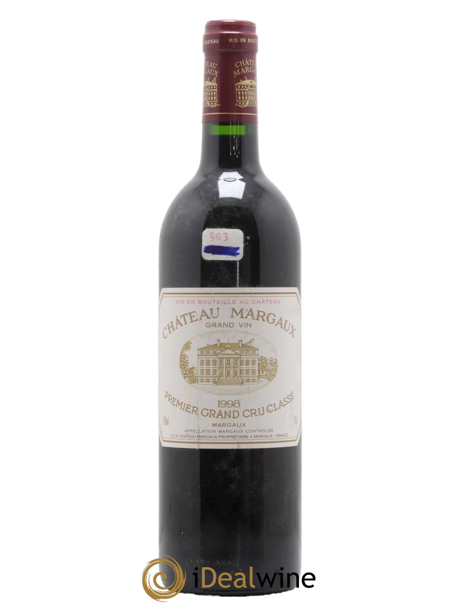 Château Margaux 1er Grand Cru Classé 1998 - Lot de 1 bouteille - 0