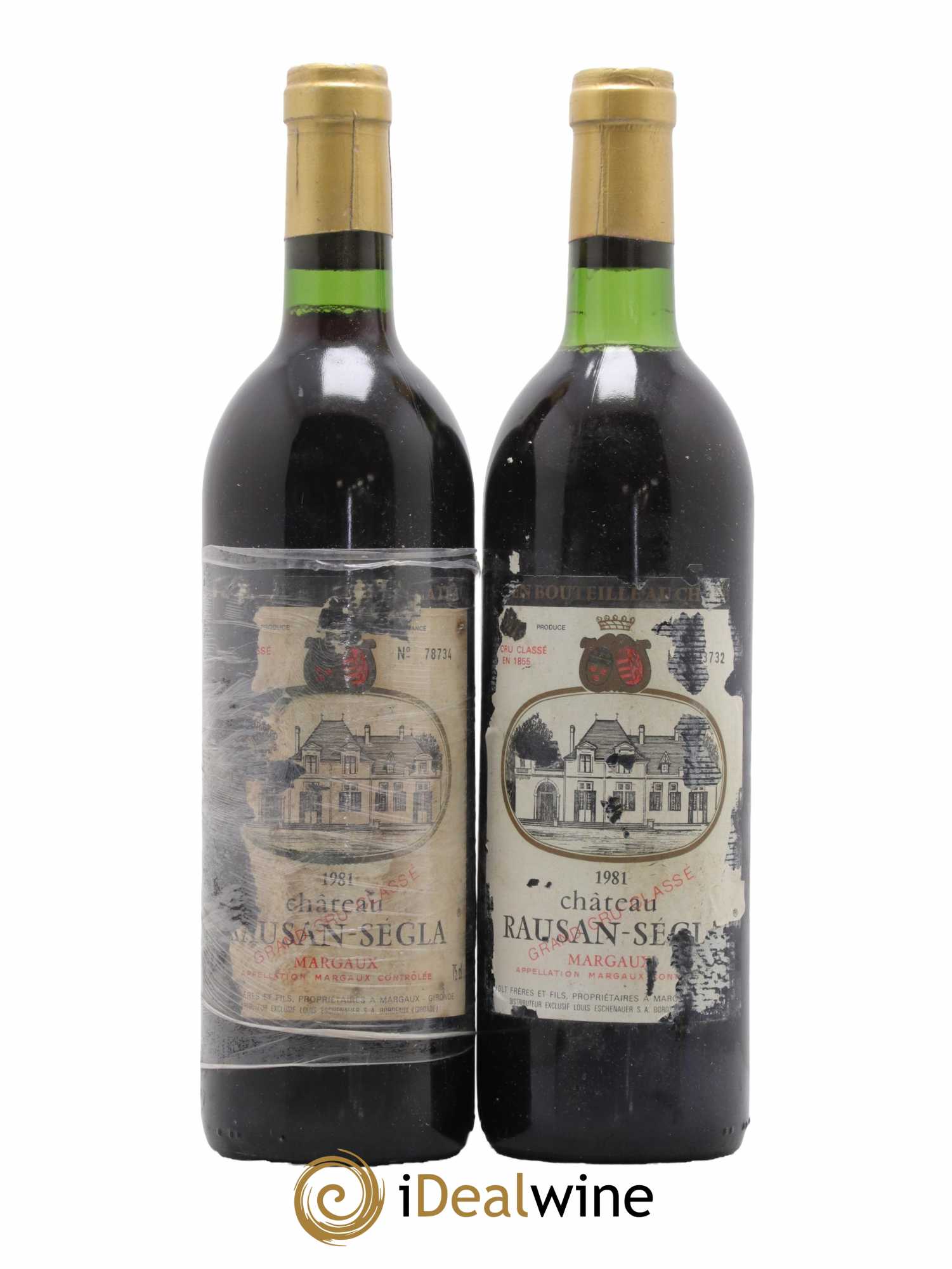 Château Rauzan Ségla Grand Cru Classé 1981 - Posten von 2 Flaschen - 0