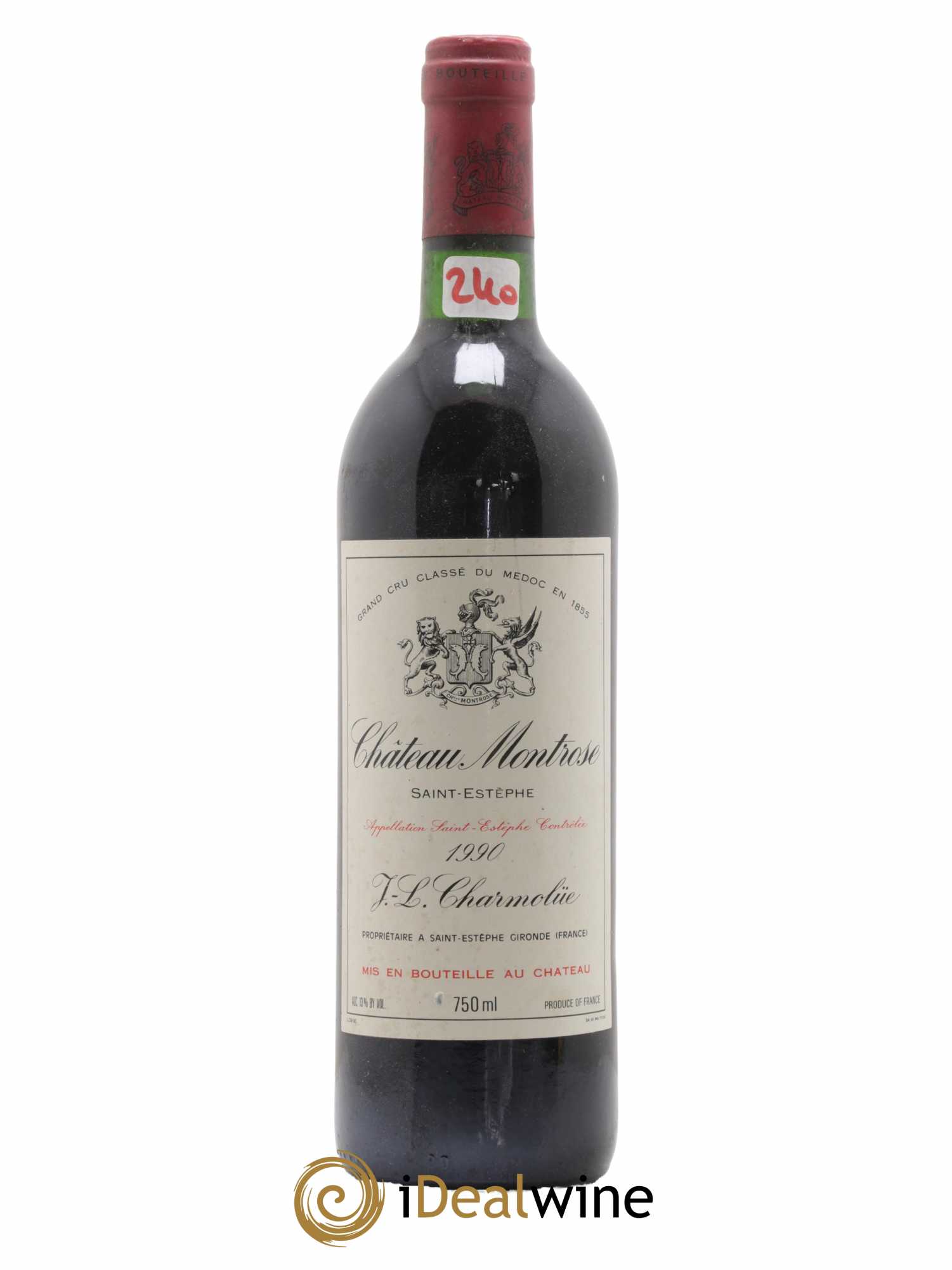 Château Montrose 2ème Grand Cru Classé 1990 - Lot de 1 bouteille - 0