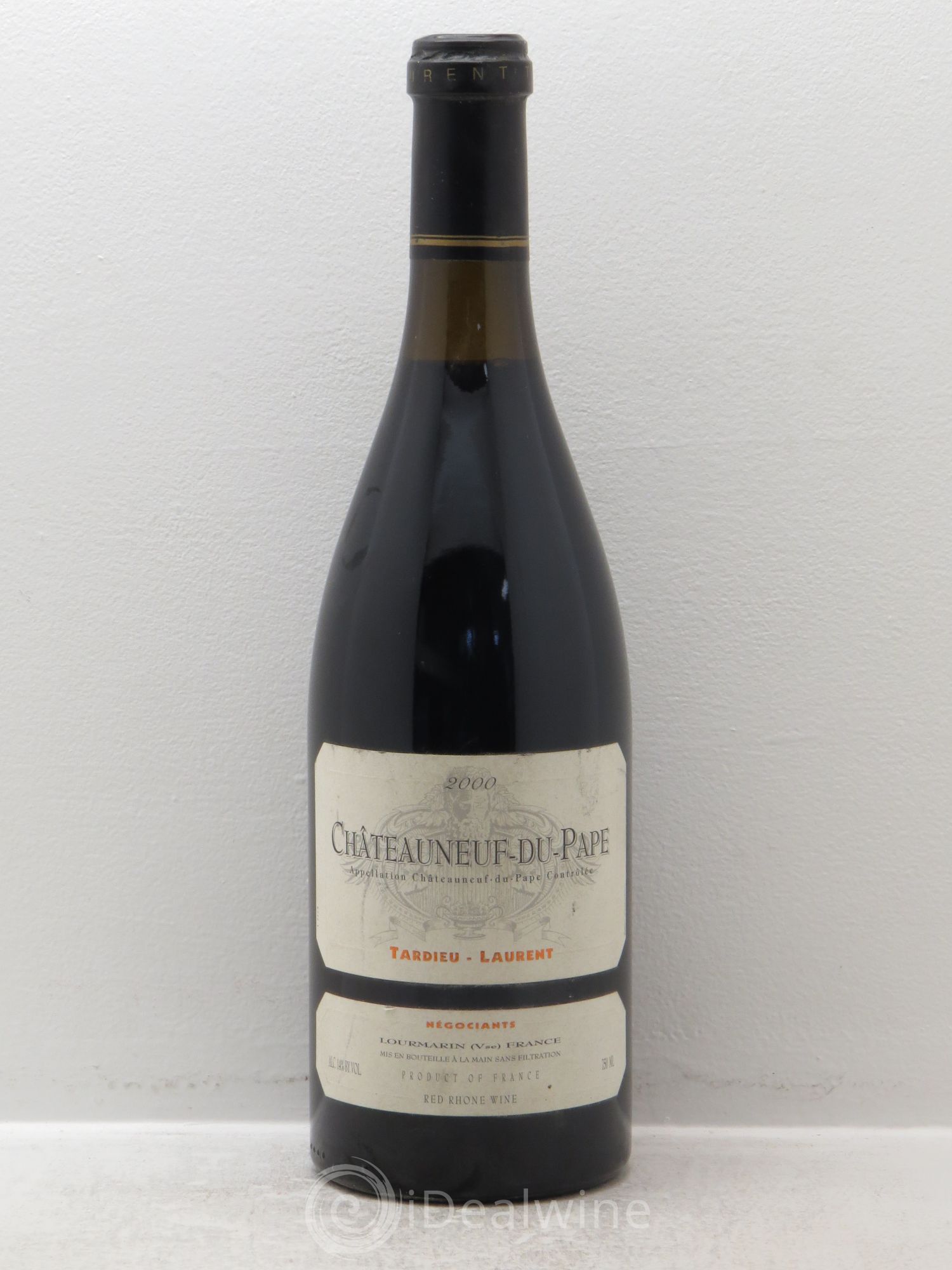 Châteauneuf-du-Pape Domaine Tardieu-Laurent Famille Tardieu 2000 - Lot de 1 bouteille - 0