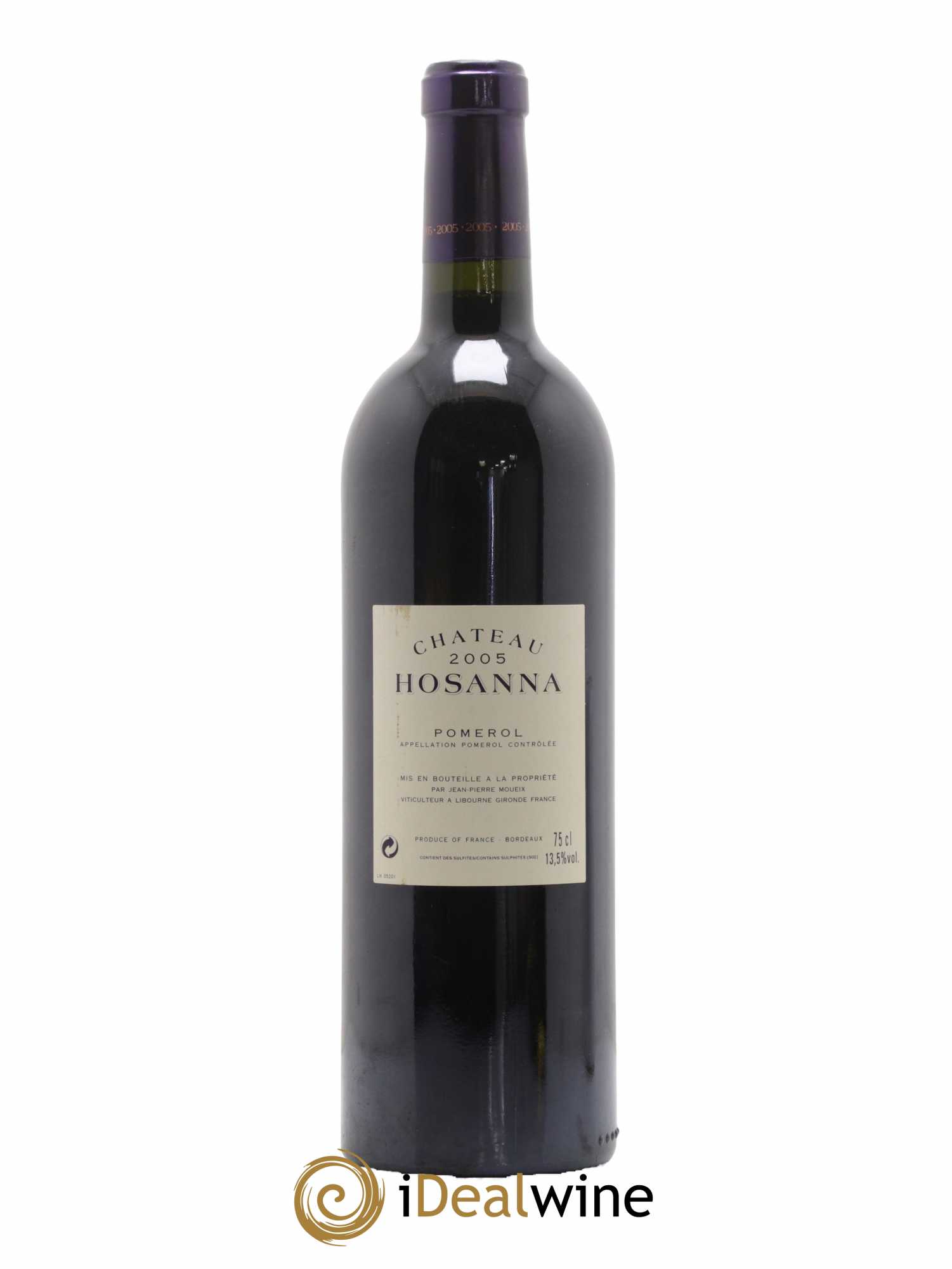 Château Hosanna 2005 - Lot de 1 bouteille - 1