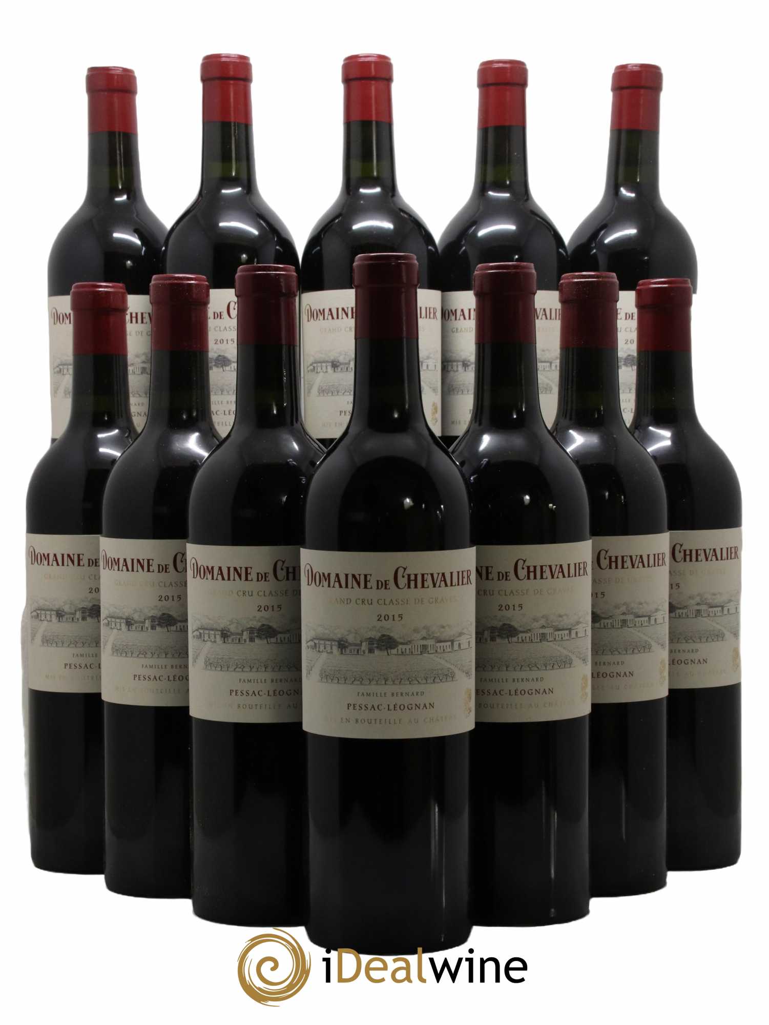 Domaine de Chevalier Cru Classé de Graves 2015 - Lot de 12 bouteilles - 0