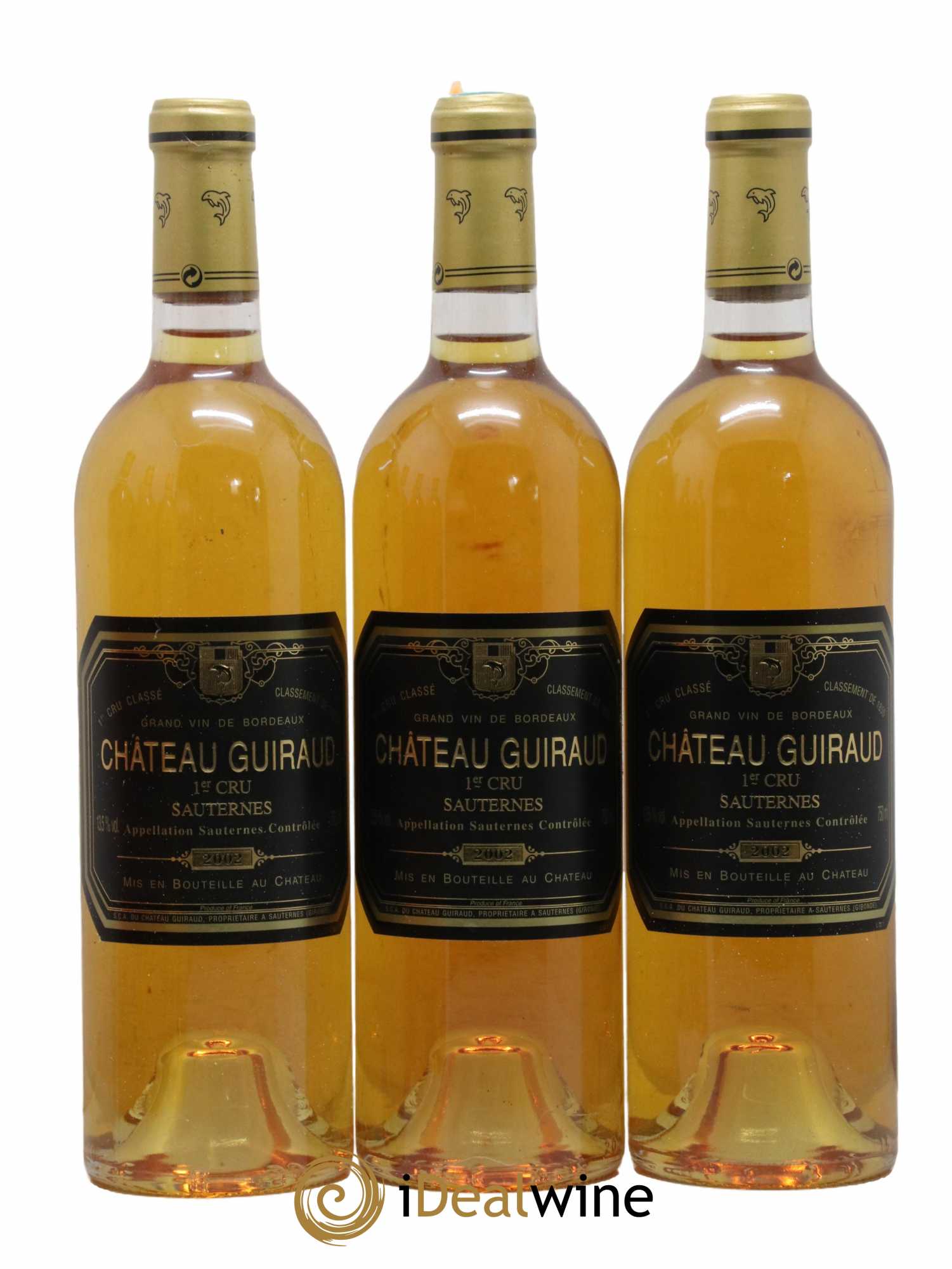 Château Guiraud 1er Grand Cru Classé 2002 - Lotto di 12 bottiglie - 3