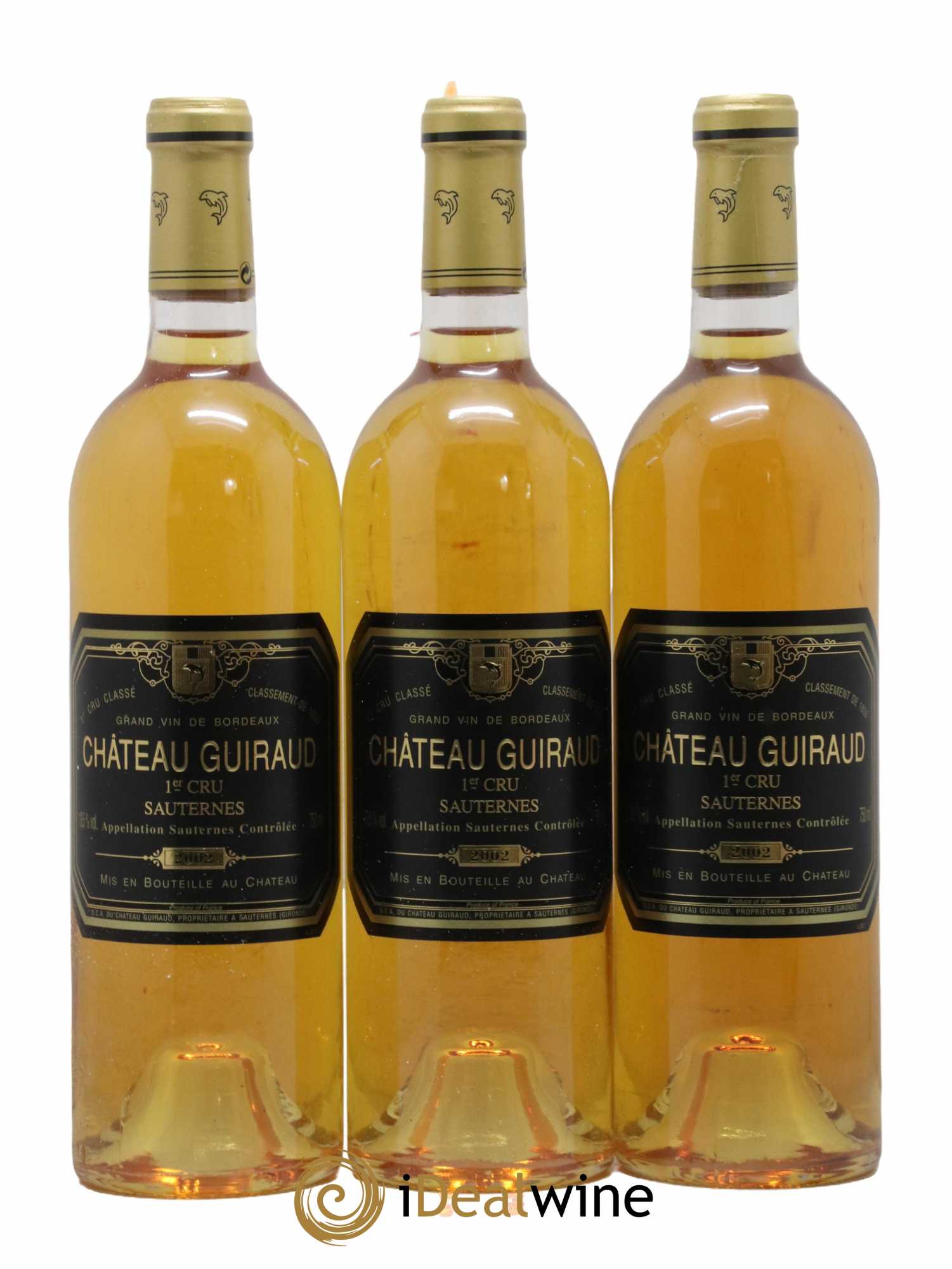 Château Guiraud 1er Grand Cru Classé 2002 - Lotto di 12 bottiglie - 4