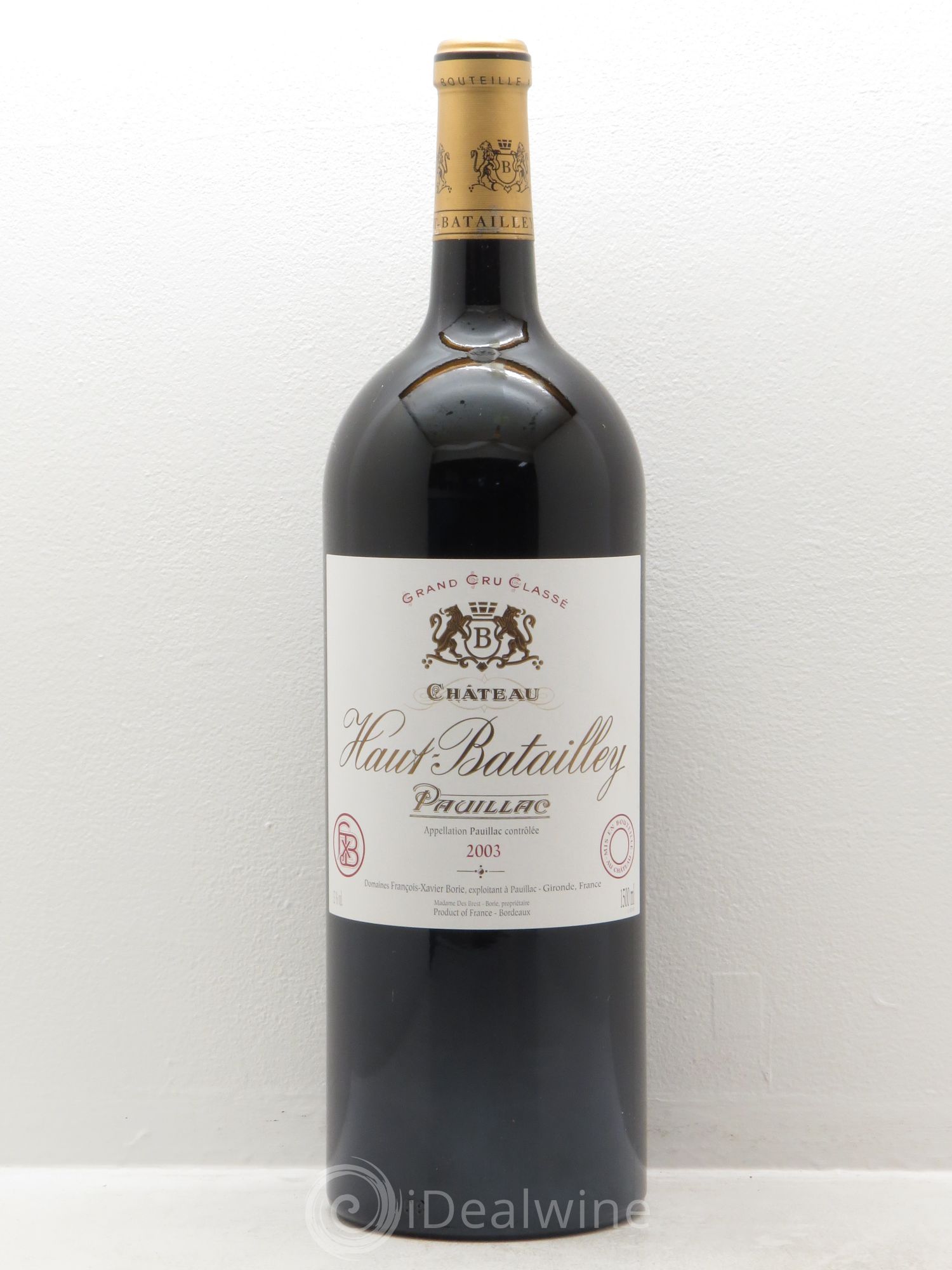 Château Haut Batailley 5ème Grand Cru Classé 2003 - Lot de 1 magnum - 0