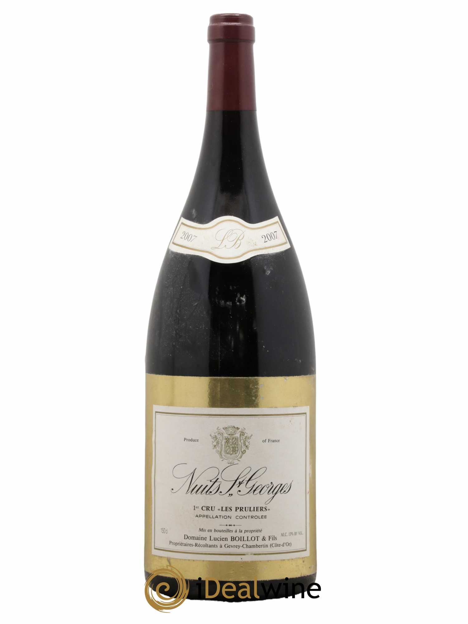 Nuits-Saint-Georges 1er Cru Les Pruliers Louis Boillot et Fils 2007 - Lot de 1 magnum - 0