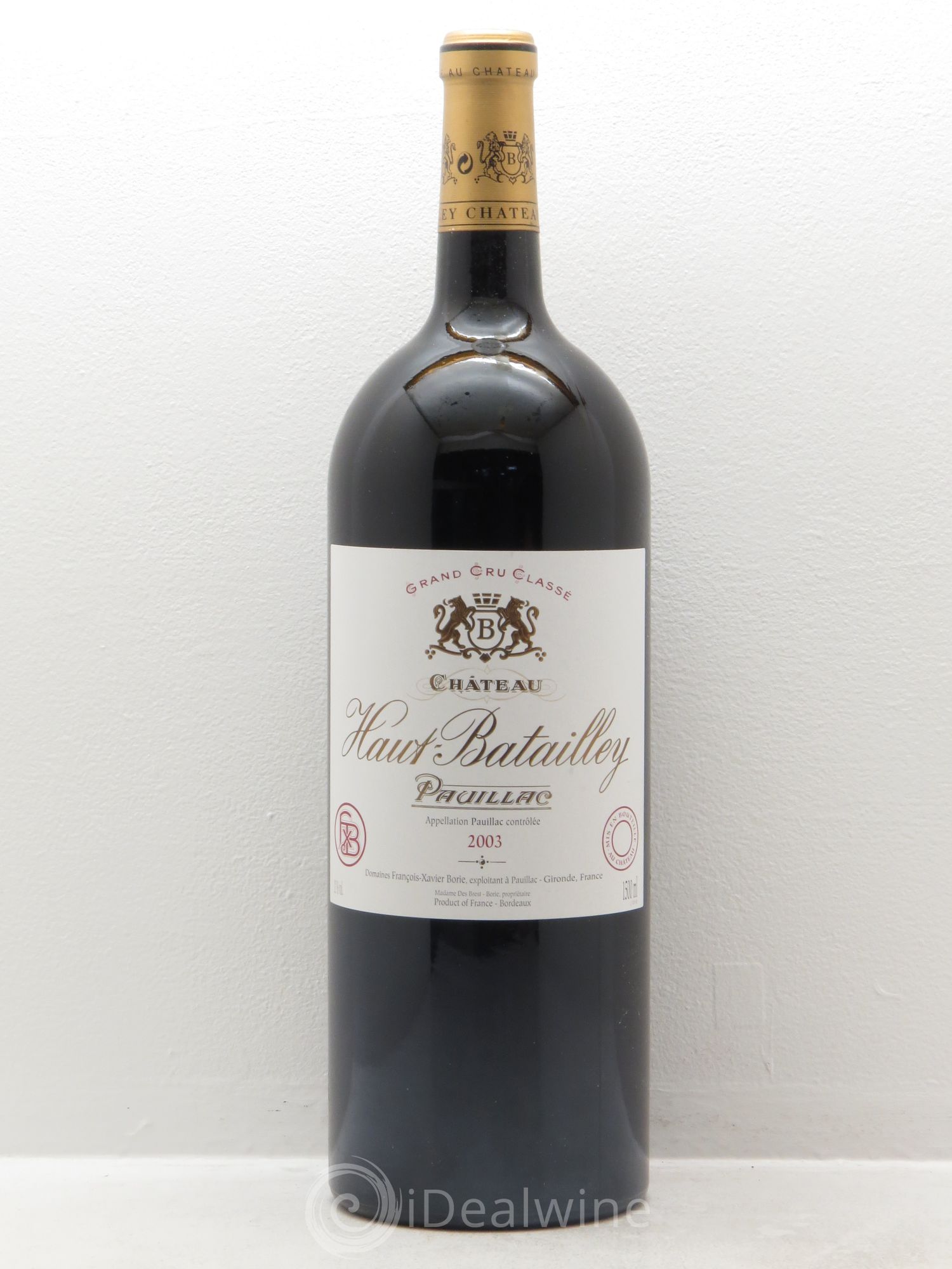 Château Haut Batailley 5ème Grand Cru Classé 2003 - Lot de 1 magnum - 0