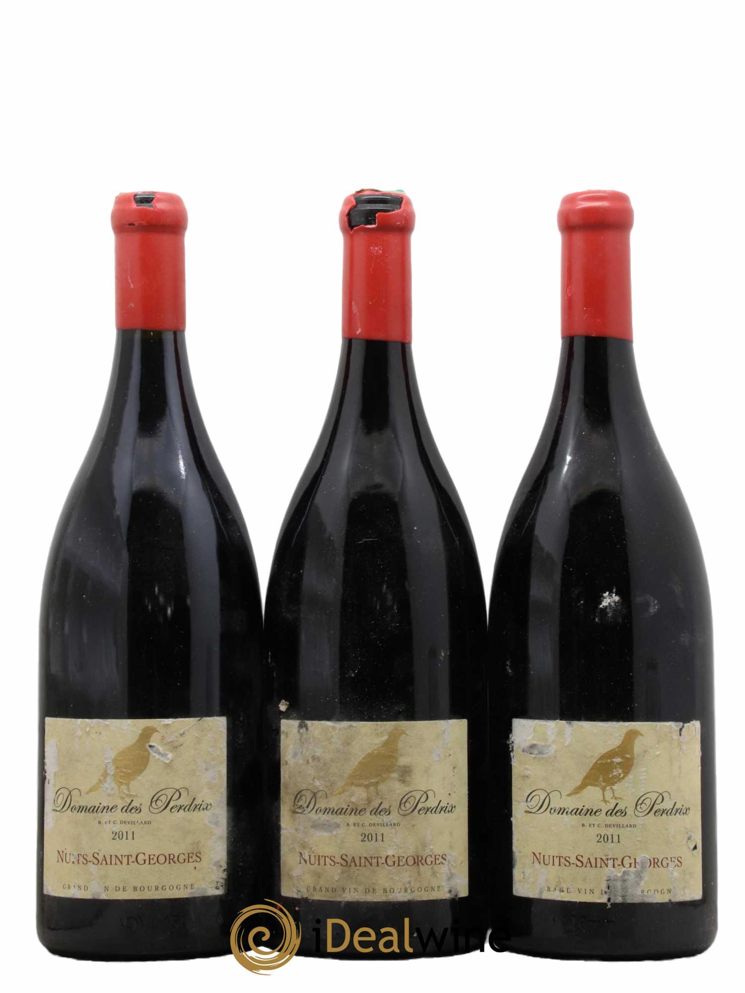 Nuits-Saint-Georges Perdrix (Domaine des) 2011 - Lot de 3 magnums - 0