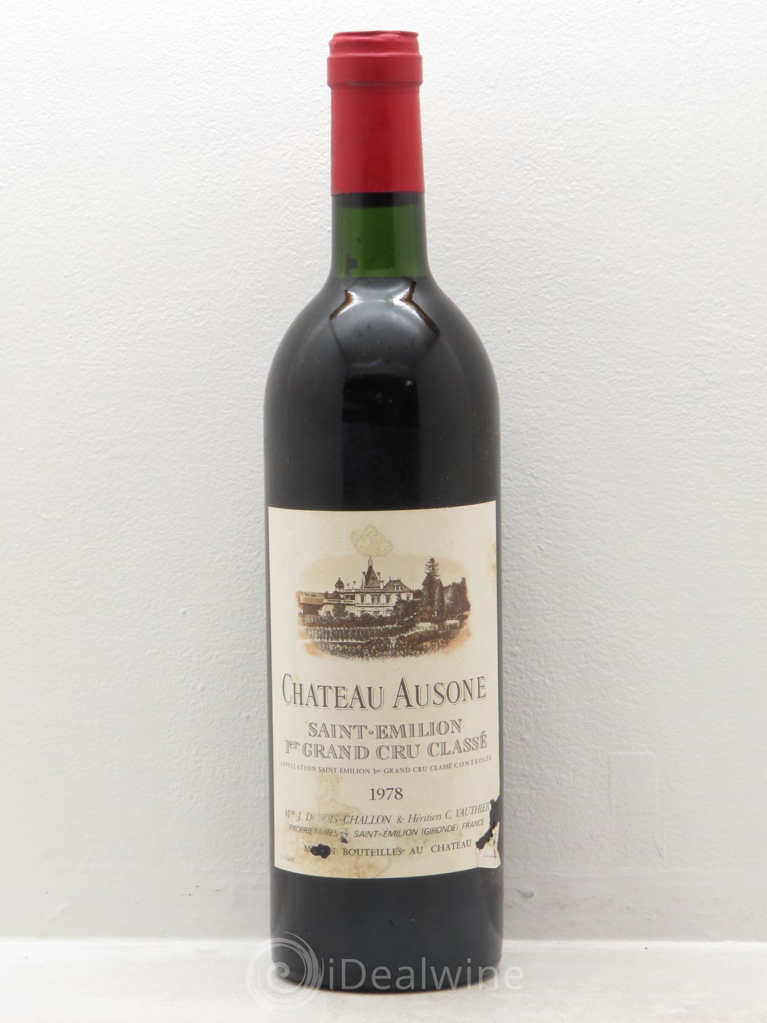Château Ausone 1er Grand Cru Classé A 1978 - Lot de 1 bouteille - 0