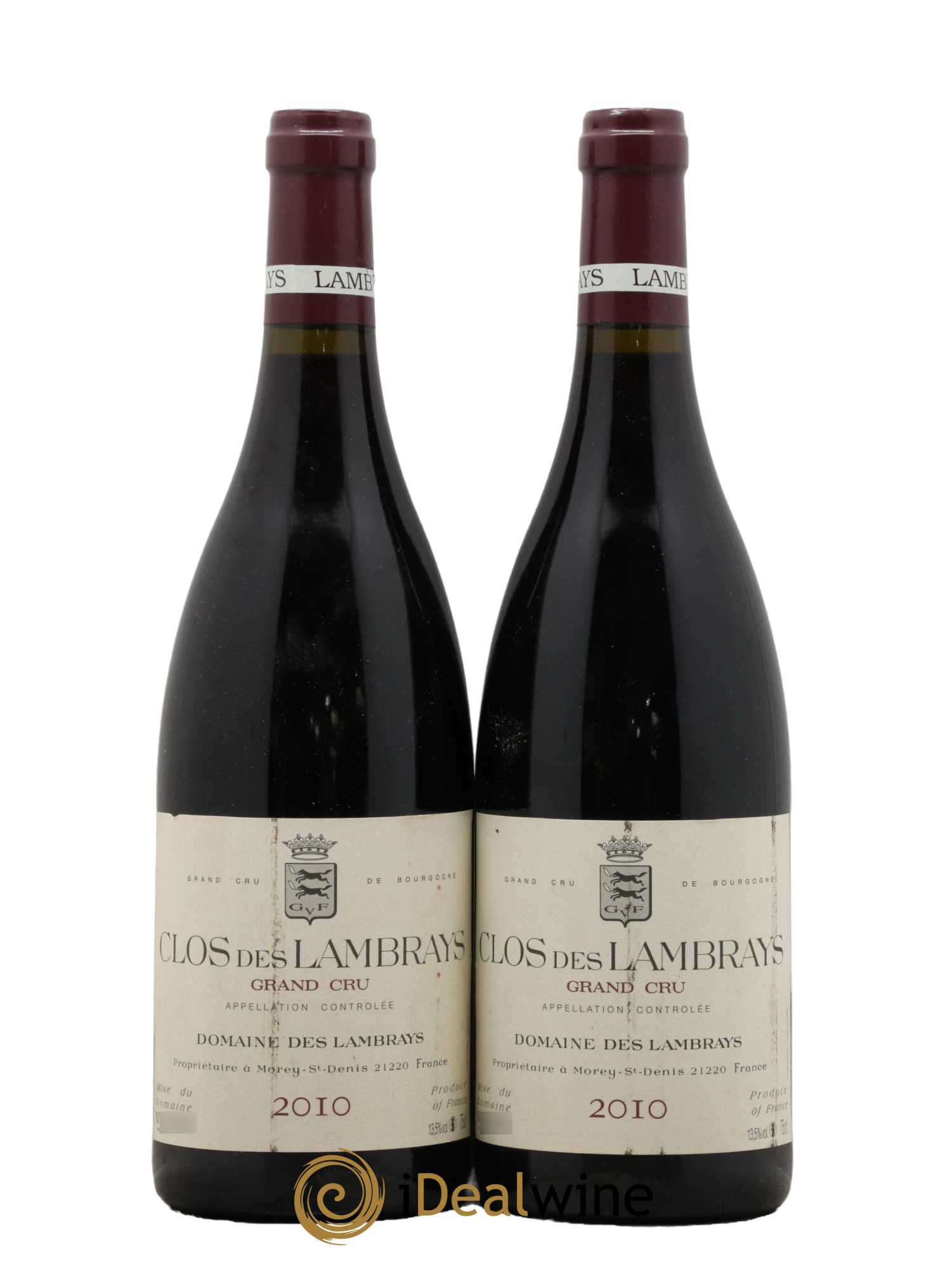 Clos des Lambrays Grand Cru Domaine des Lambrays 2010 - Lot de 2 bouteilles - 0