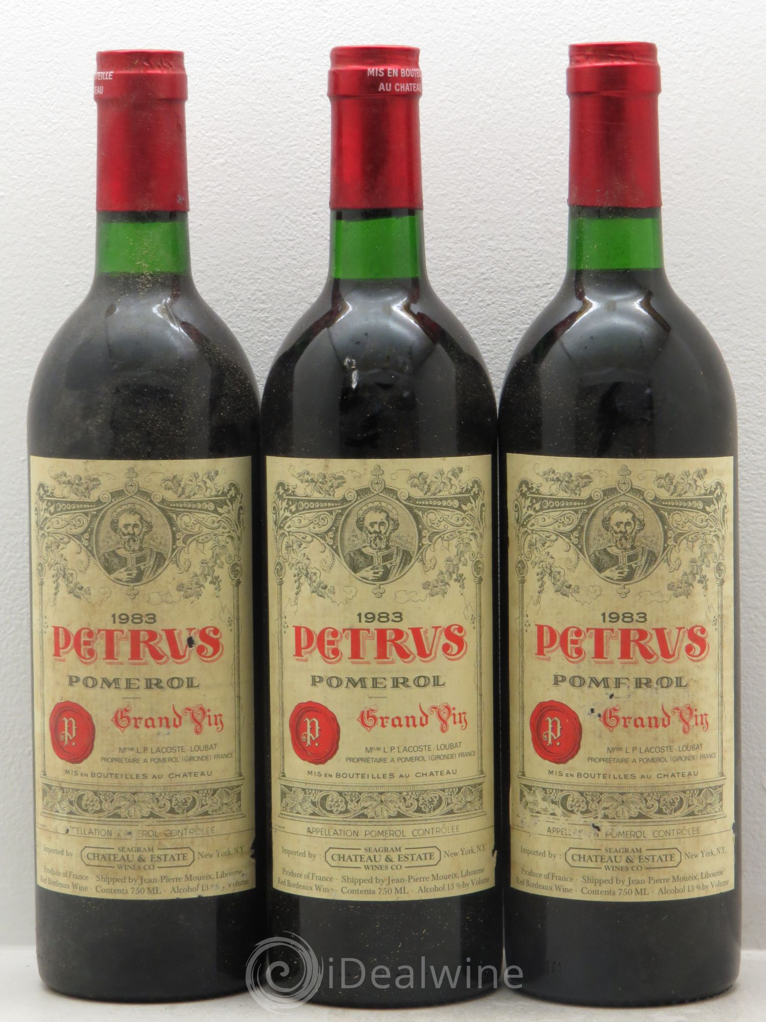 Petrus 1983 - Lot de 3 bouteilles - 0