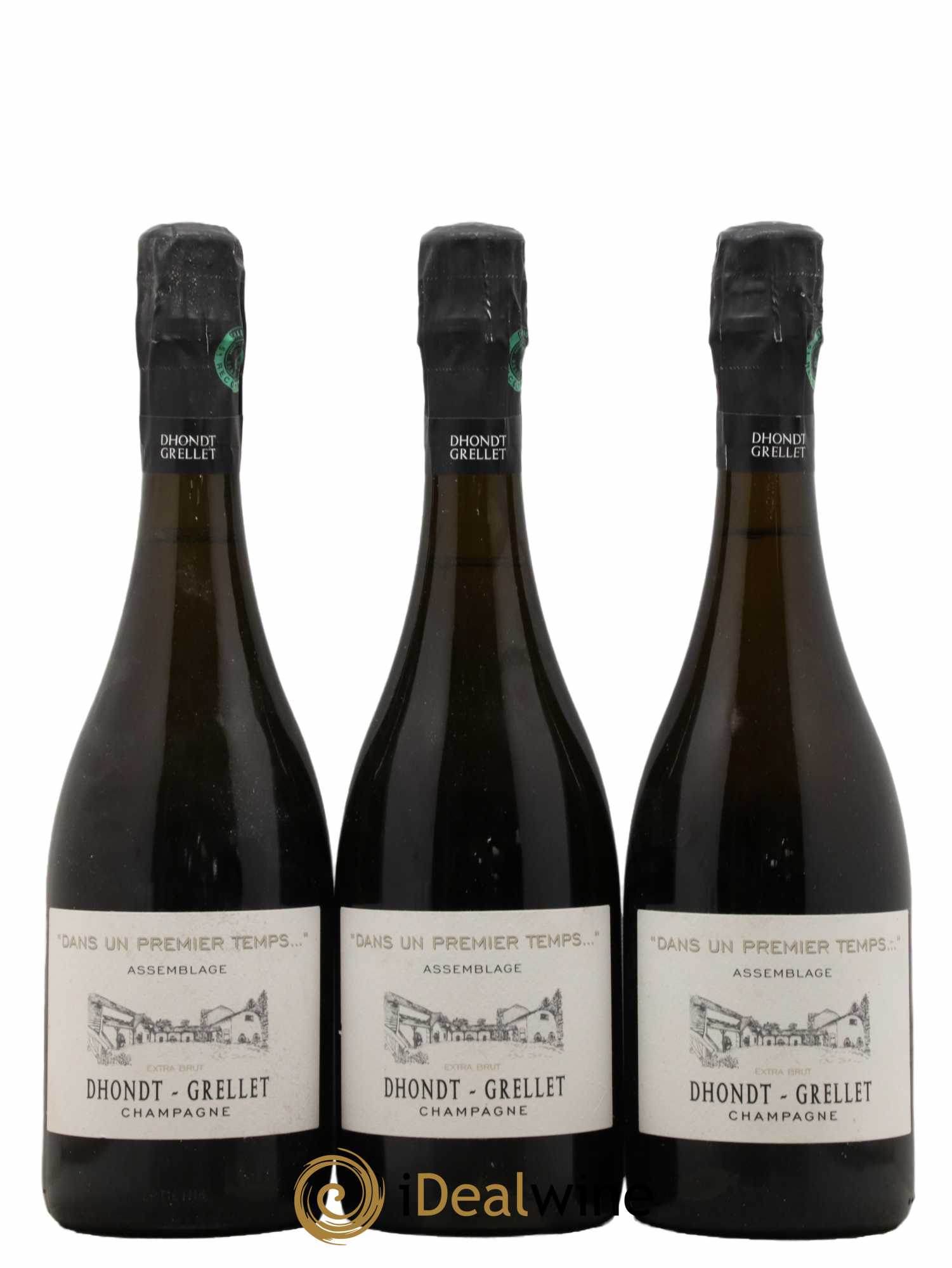 Dans un premier temps... Extra-Brut Dhondt Grellet - Lot de 3 bouteilles - 0