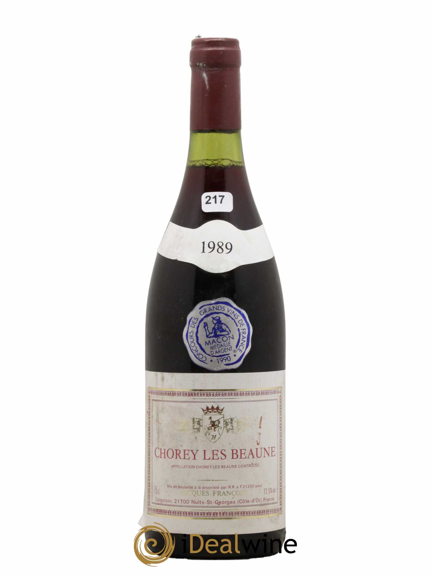 Chorey-lès-Beaune Jacques Francois 1989 - Lot de 1 bouteille - 0