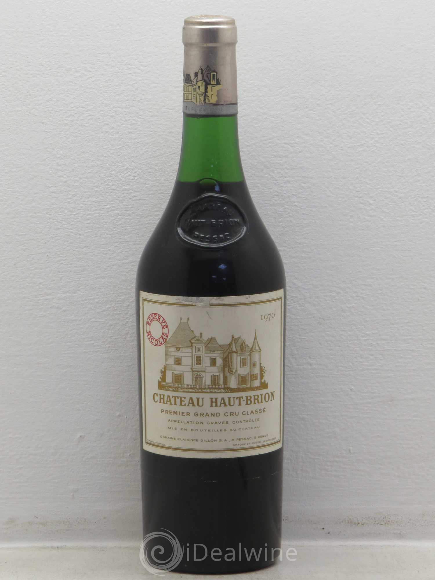 Château Haut Brion 1er Grand Cru Classé 1970 - Lot de 1 bouteille - 0