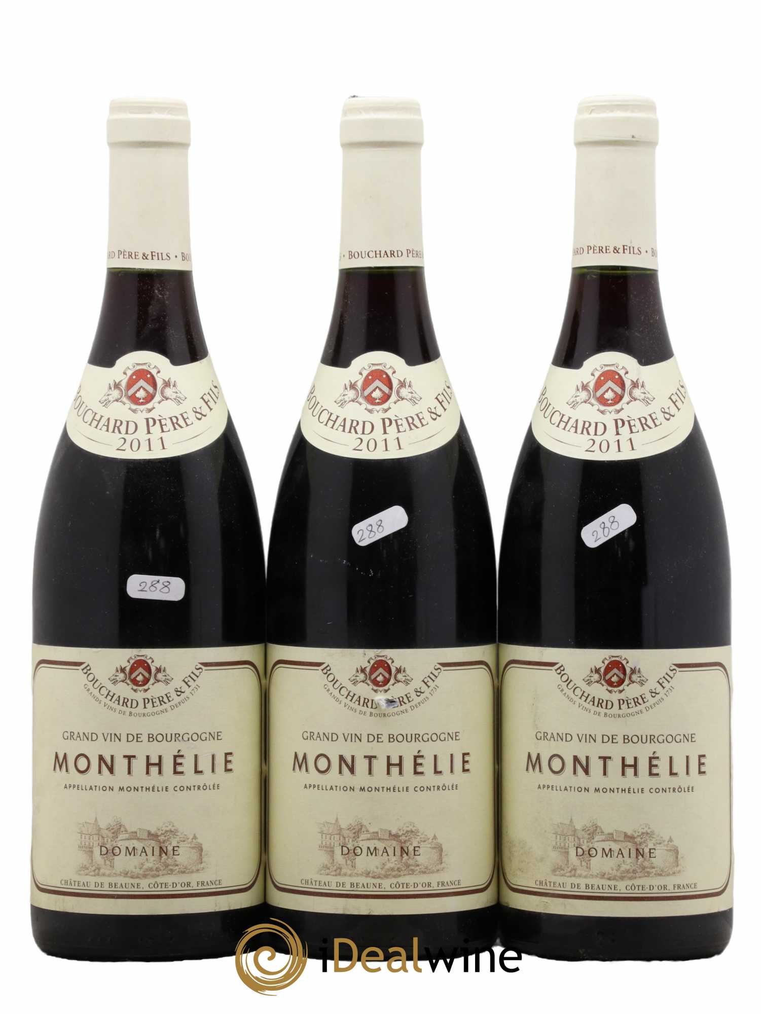 Monthélie Bouchard Père & Fils 2011 - Lot de 3 bouteilles - 0