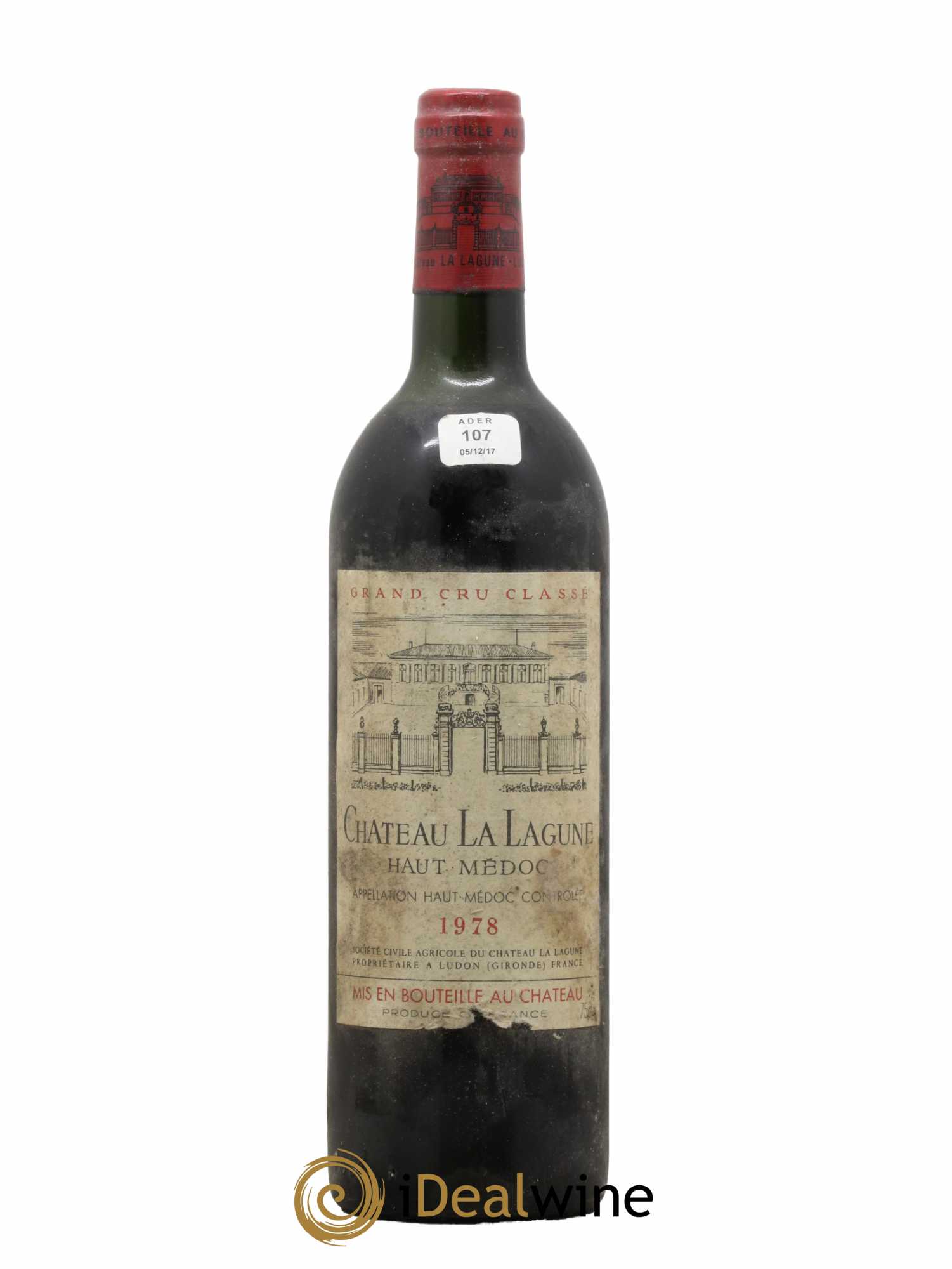 Château la Lagune 3ème Grand Cru Classé 1978 - Lot de 1 bouteille - 0