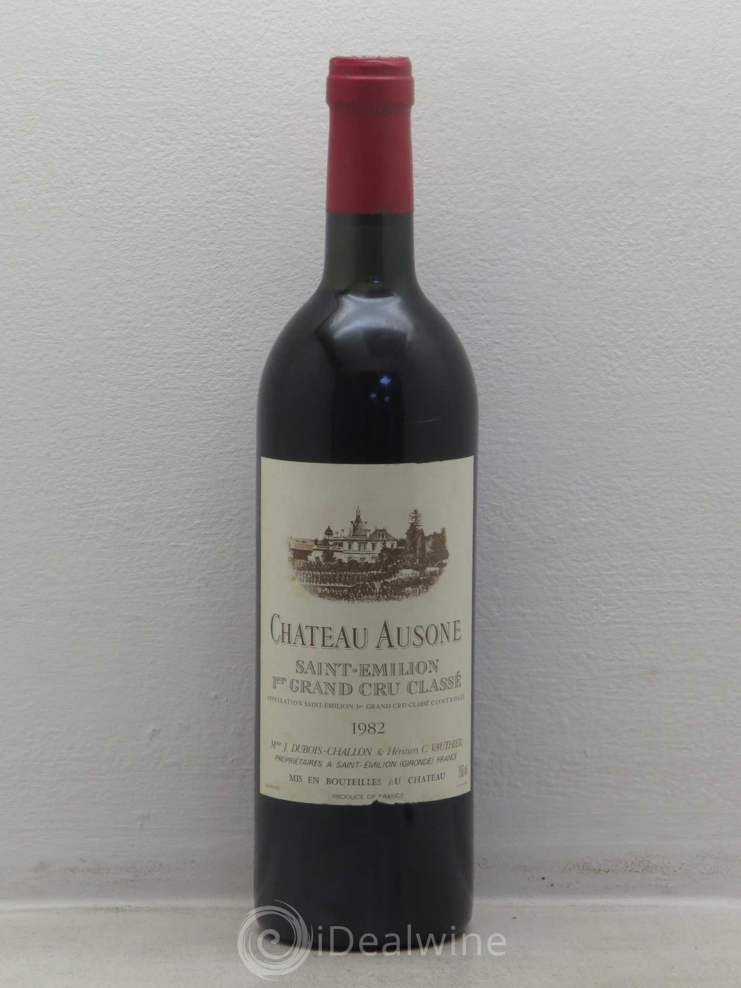Château Ausone 1er Grand Cru Classé A 1982 - Lot de 1 bouteille - 0