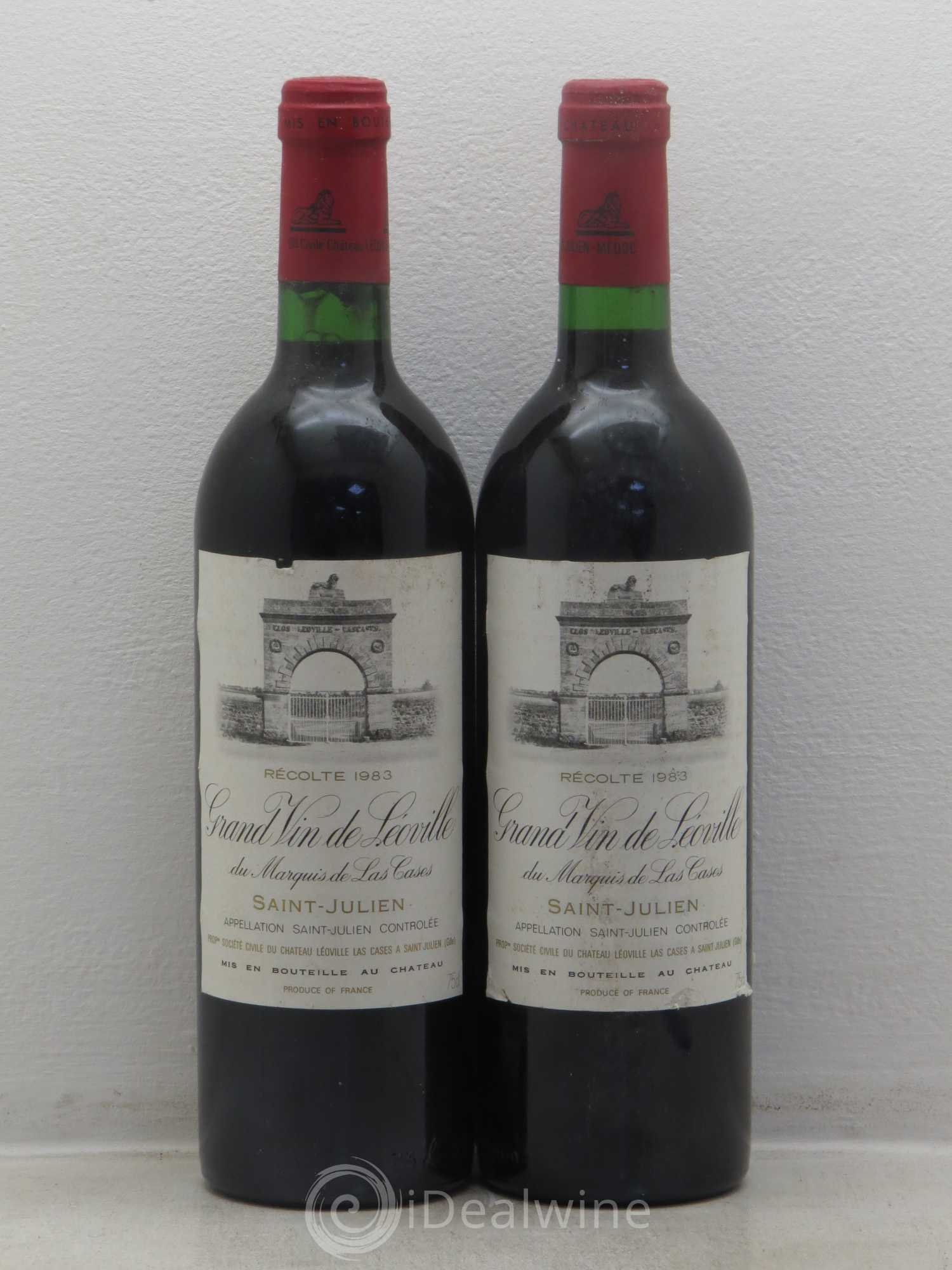 Château Léoville Las Cases 2ème Grand Cru Classé 1983 - Lot de 2 bouteilles - 0