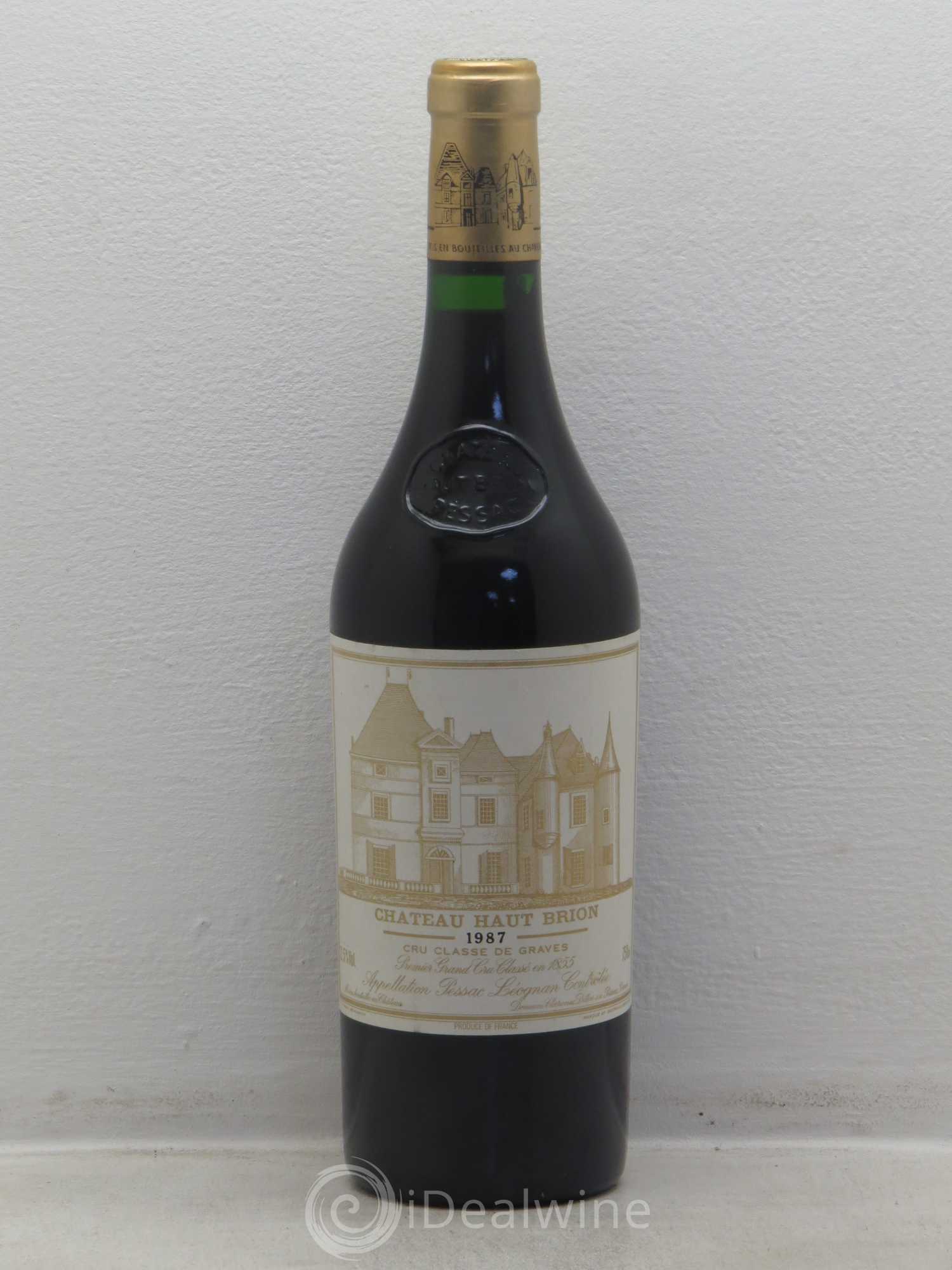 Château Haut Brion 1er Grand Cru Classé 1987 - Lot de 1 bouteille - 0