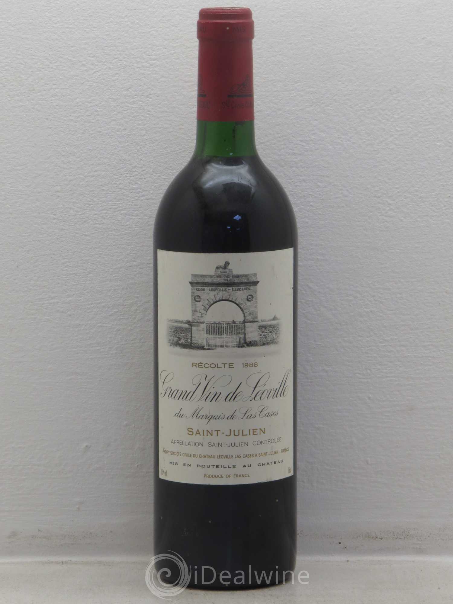 Château Léoville Las Cases 2ème Grand Cru Classé 1988 - Lot de 1 bouteille - 0