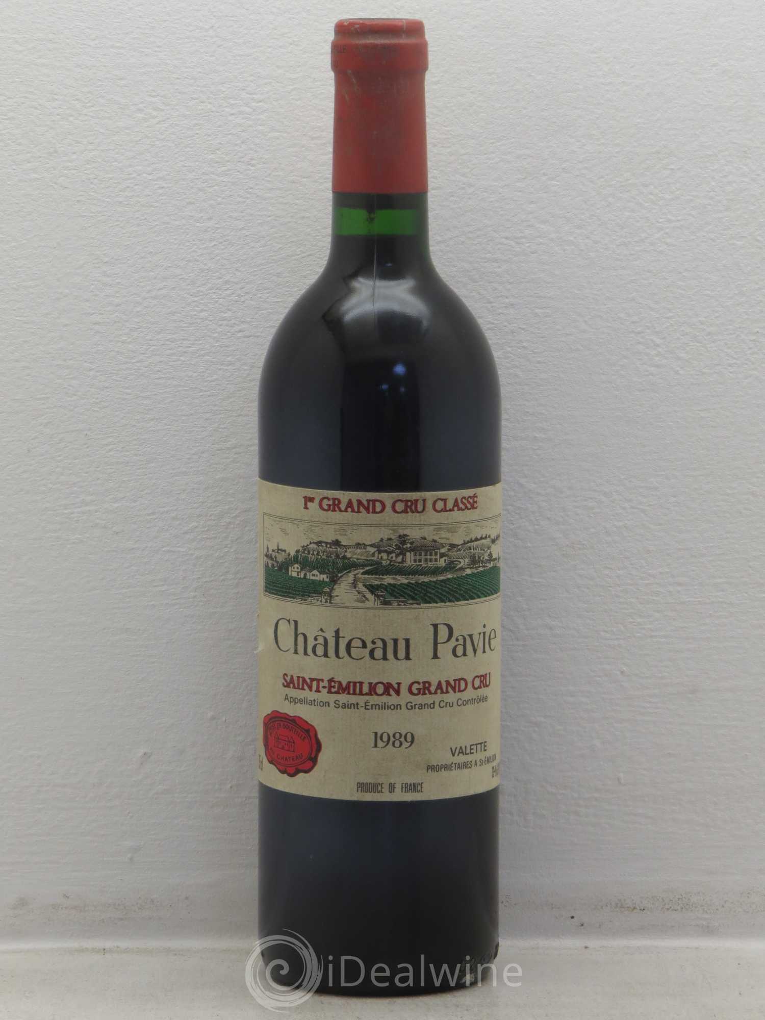 Château Pavie 1er Grand Cru Classé A 1989 - Lot de 1 bouteille - 0