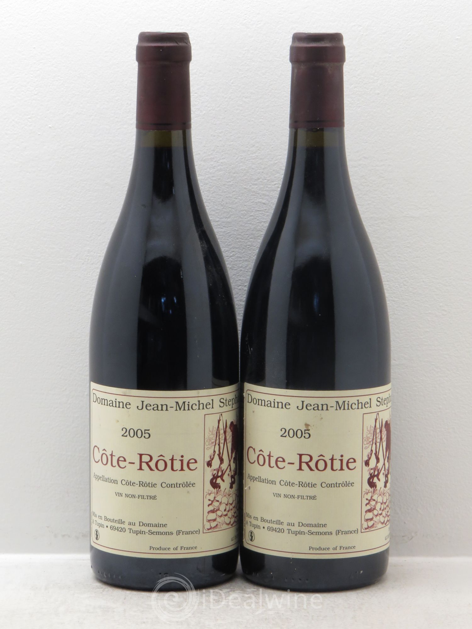 Côte-Rôtie Jean-Michel Stephan 2005 - Lot de 2 bouteilles - 0