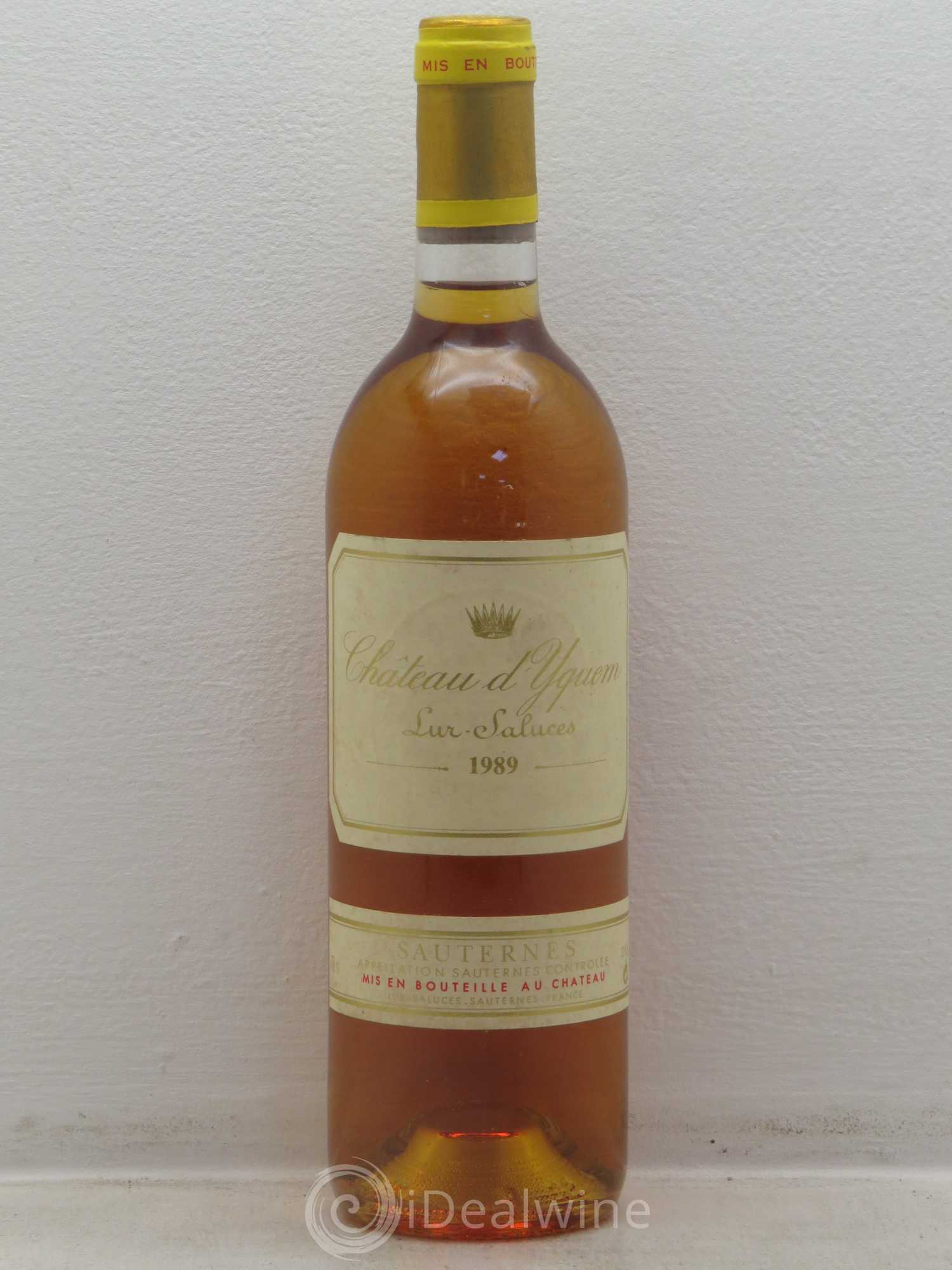 Château d' Yquem 1er Cru Classé Supérieur 1989 - Lotto di 1 bottiglia - 0