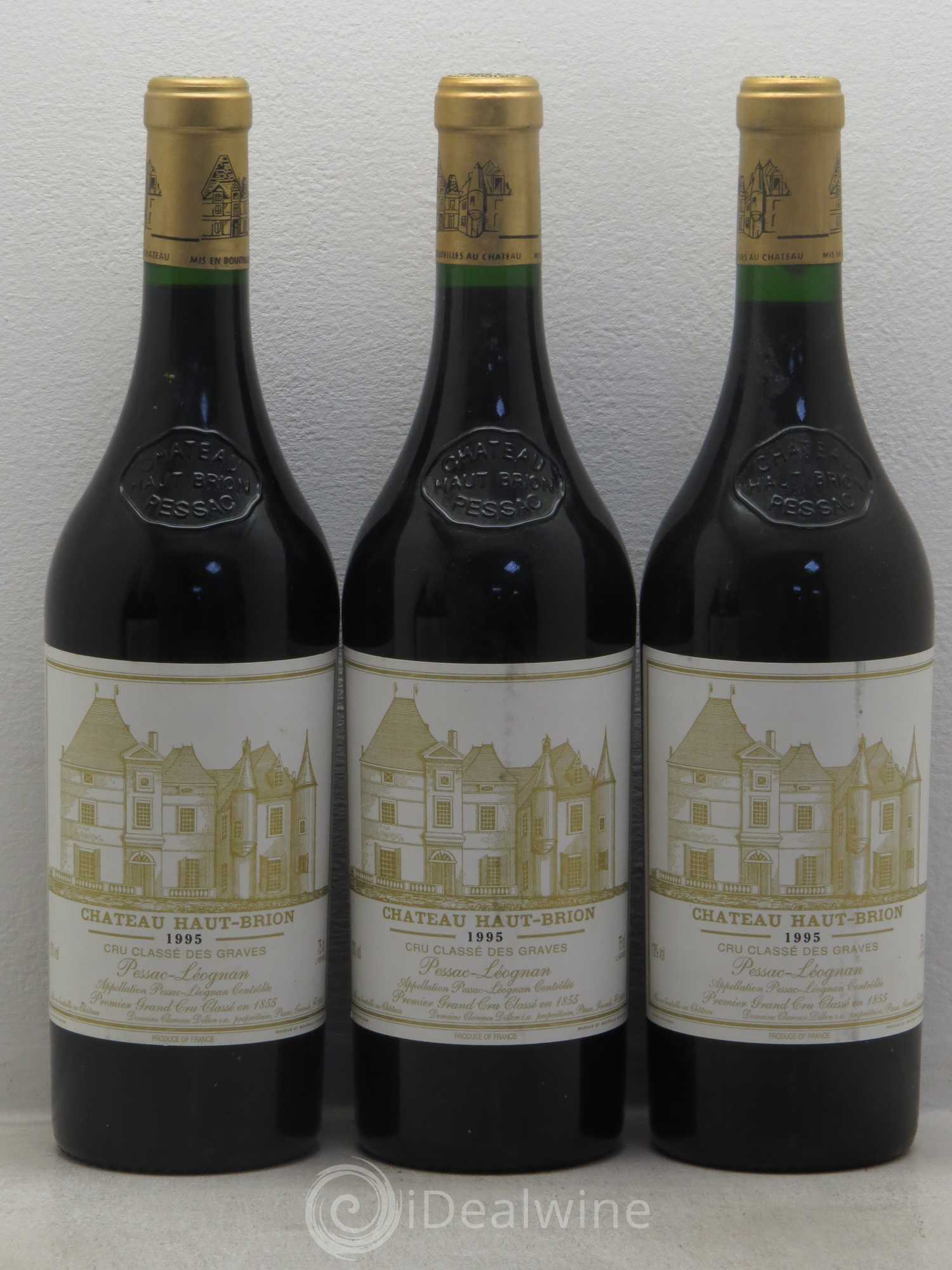 Château Haut Brion 1er Grand Cru Classé 1995 - Lot de 6 bouteilles - 1