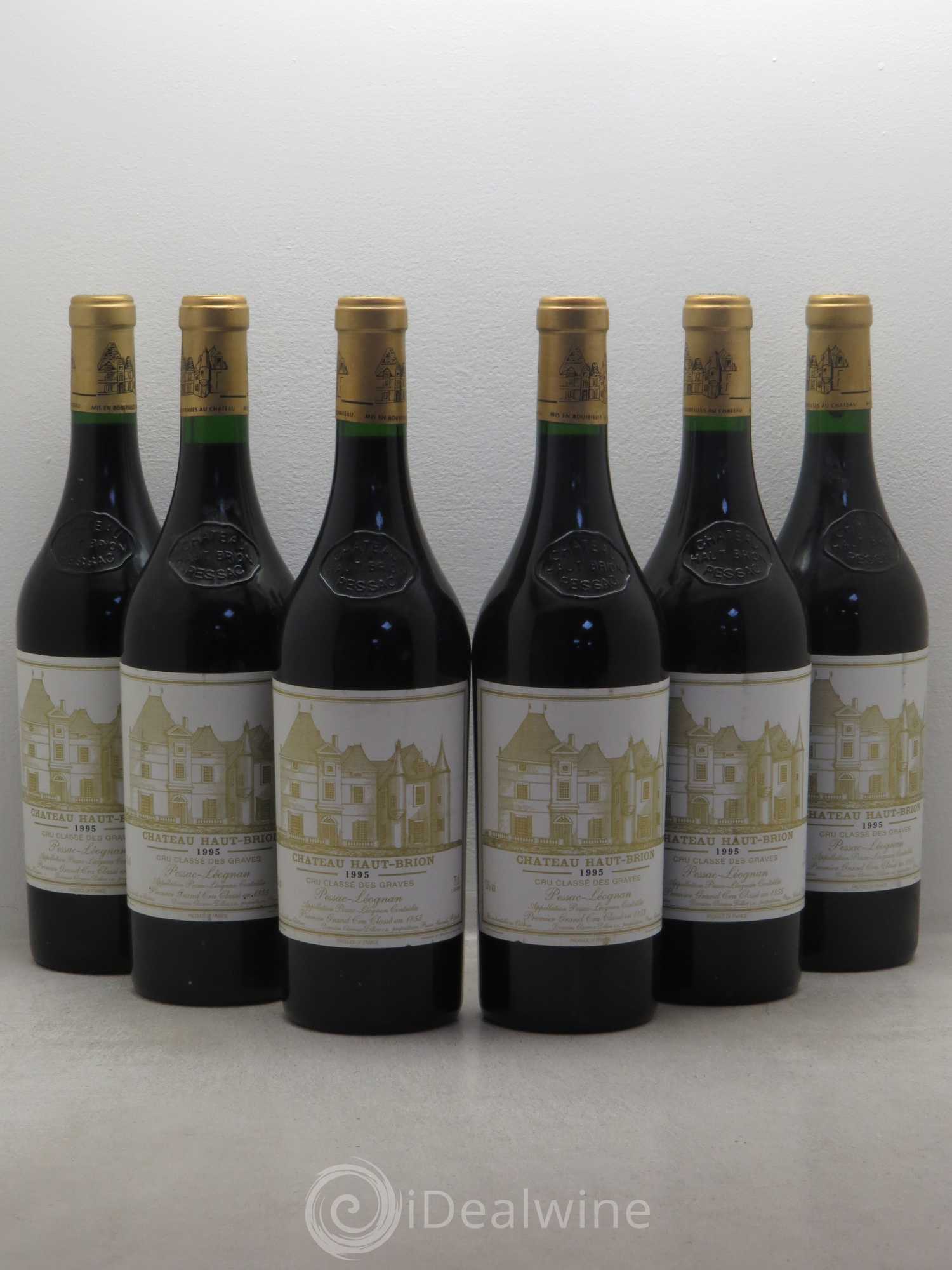 Château Haut Brion 1er Grand Cru Classé 1995 - Lot de 6 bouteilles - 0