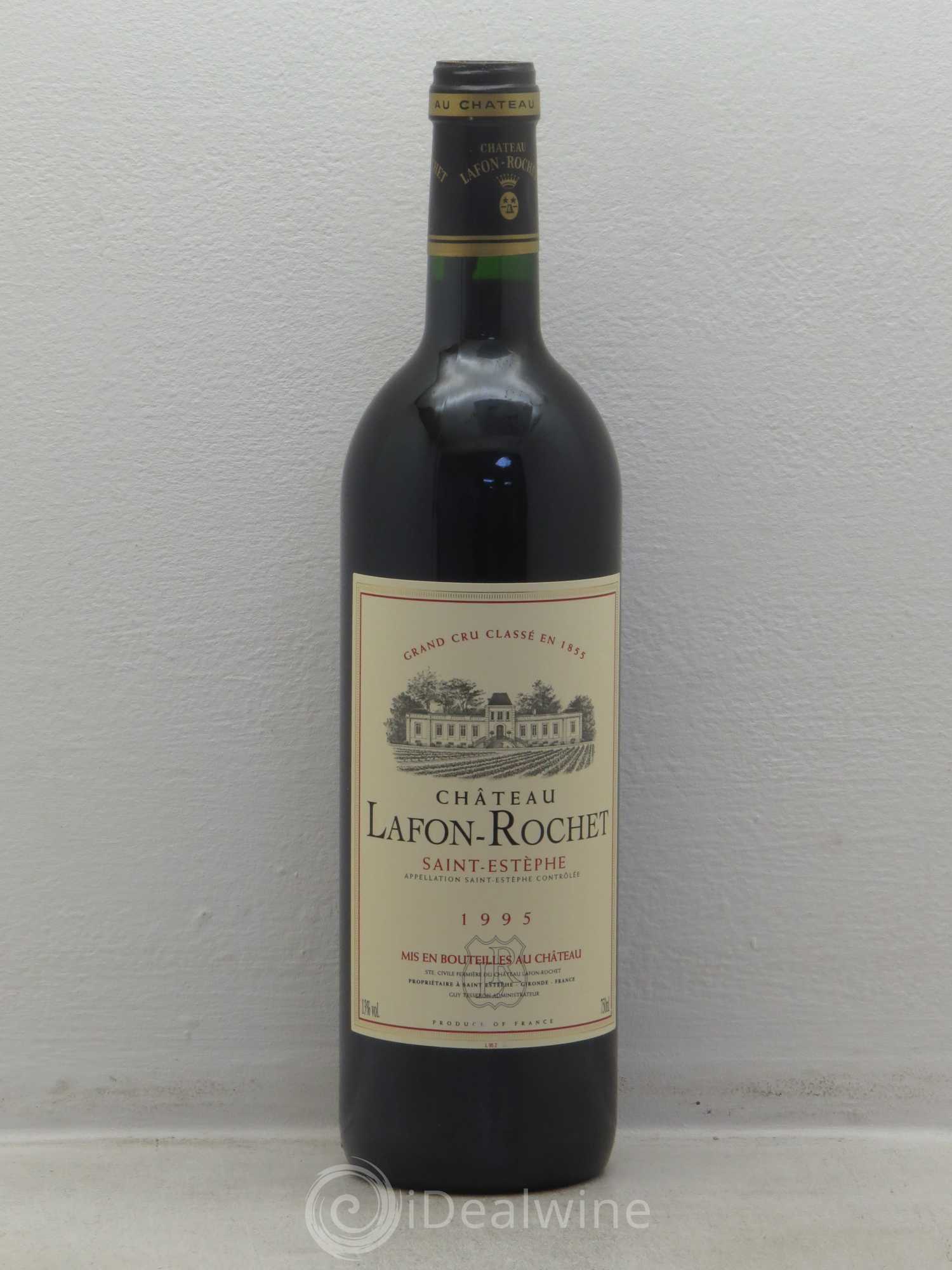 Château Lafon Rochet 4ème Grand Cru Classé 1995 - Lot de 1 bouteille - 0