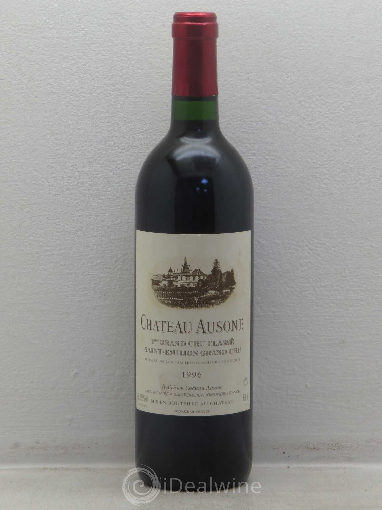 Château Ausone 1er Grand Cru Classé A 1996 - Lot de 1 bouteille - 0