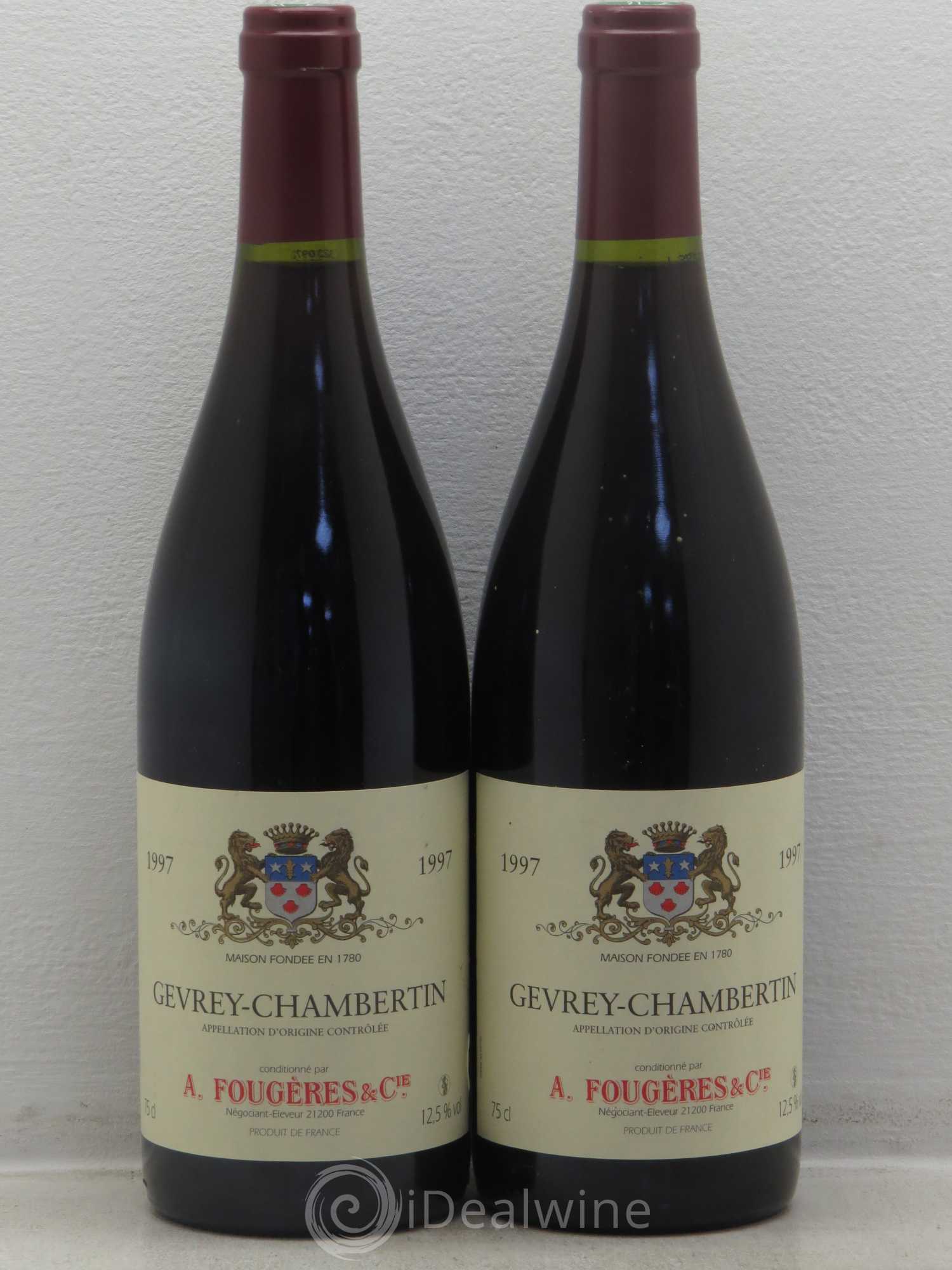 Gevrey-Chambertin Domaine Fougeres 1997 - Posten von 2 Flaschen - 0