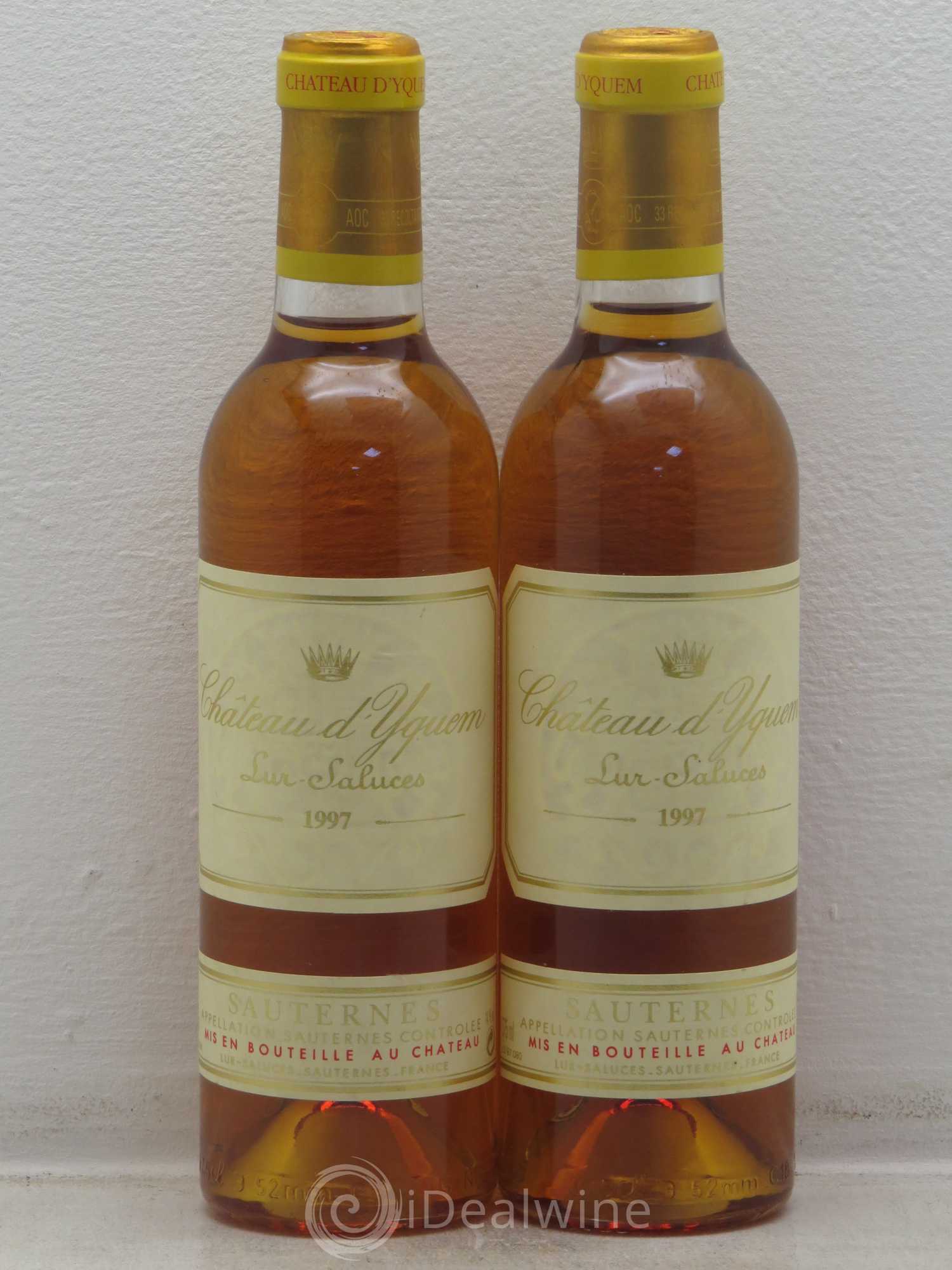 Château d' Yquem 1er Cru Classé Supérieur 1997 - Posten von 2 Demi-Flaschen - 0