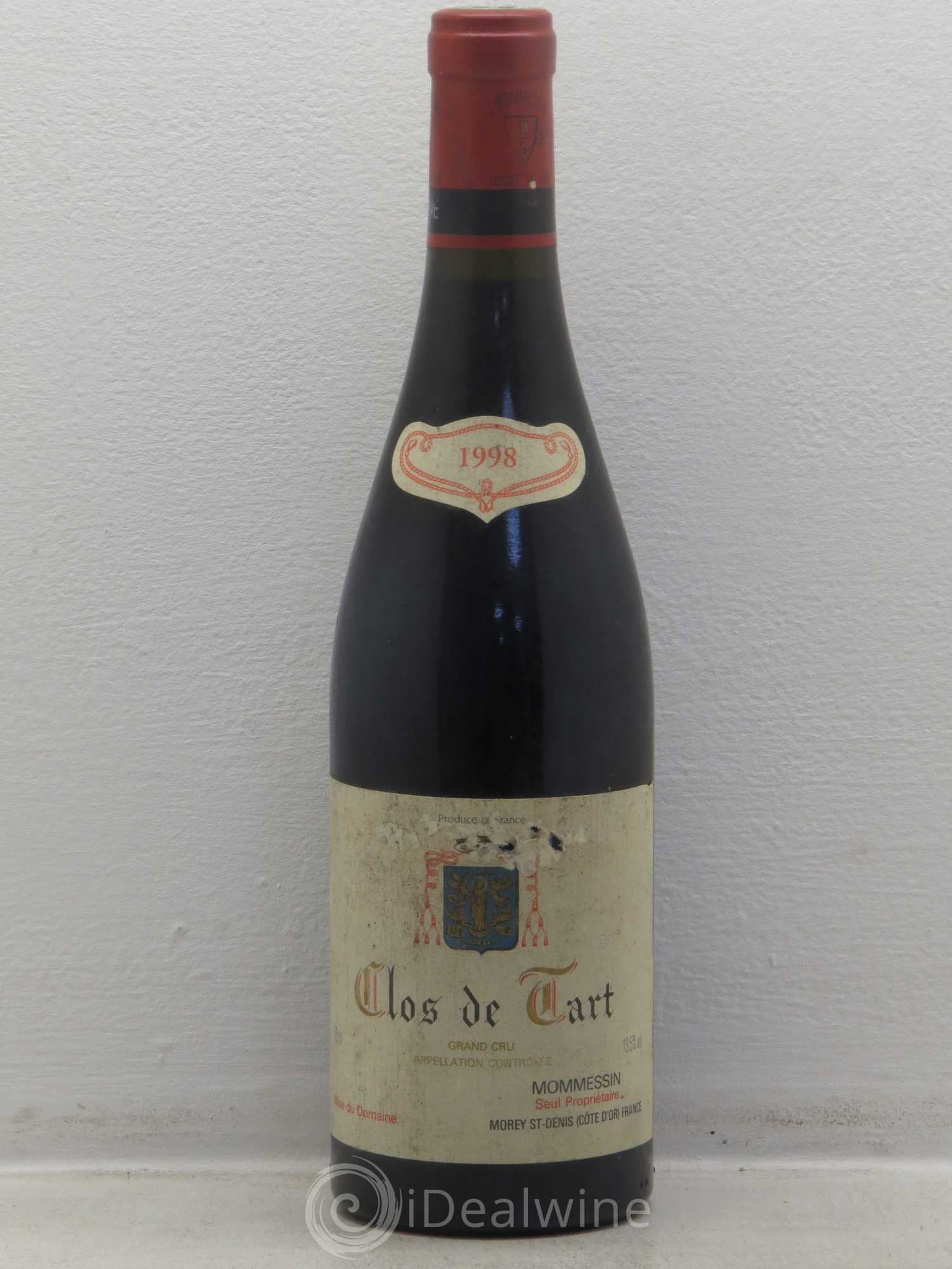 Clos de Tart Grand Cru Clos de Tart 1998 - Lot de 1 bouteille - 0