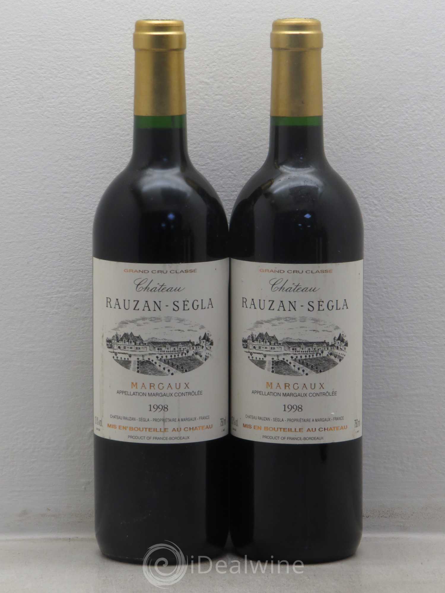 Château Rauzan Ségla Grand Cru Classé 1998 - Posten von 5 Flaschen - 2