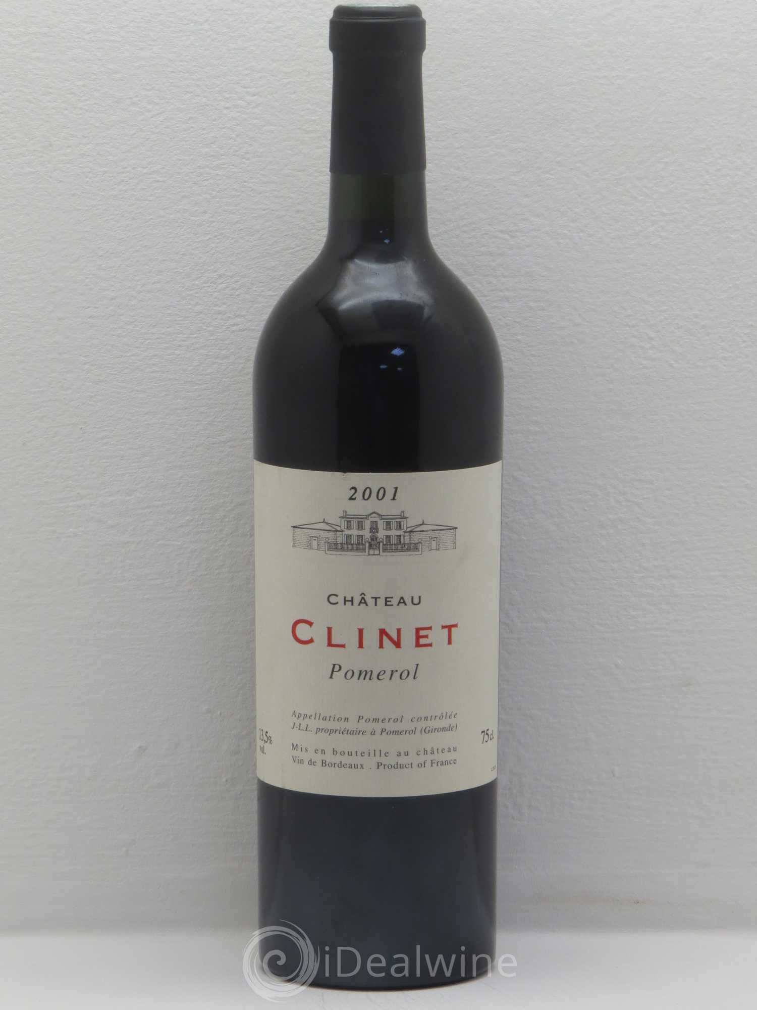 Château Clinet 2001 - Lot de 1 bouteille - 0