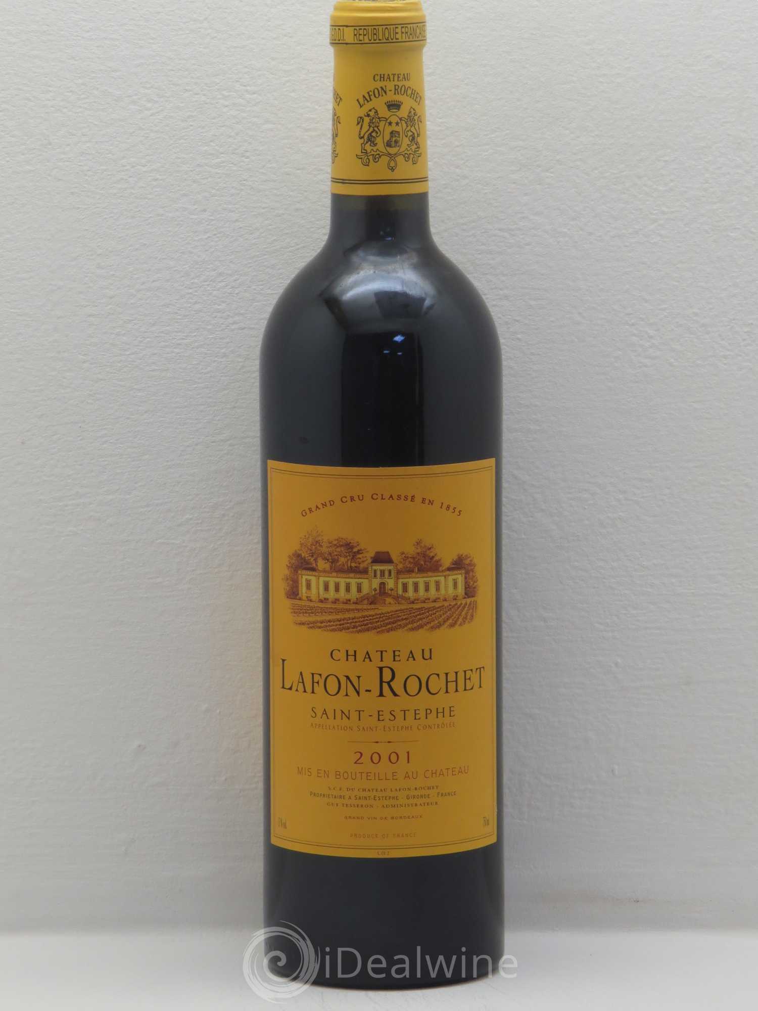 Château Lafon Rochet 4ème Grand Cru Classé 2001 - Lot de 1 bouteille - 0