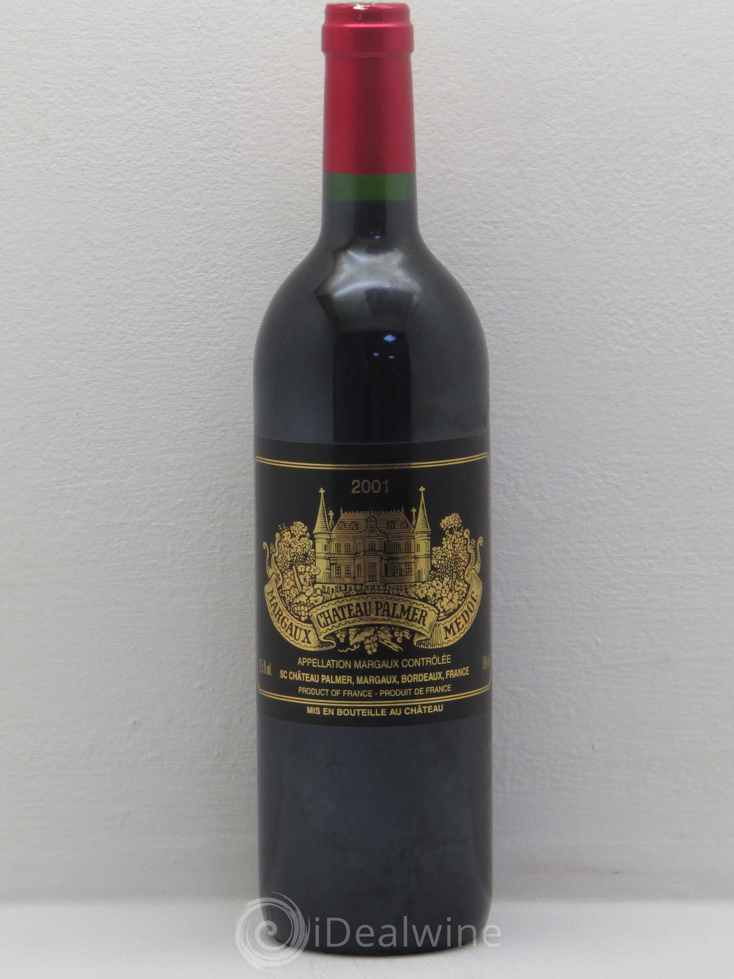 Château Palmer 3ème Grand Cru Classé 2001 - Lot de 1 bouteille - 0