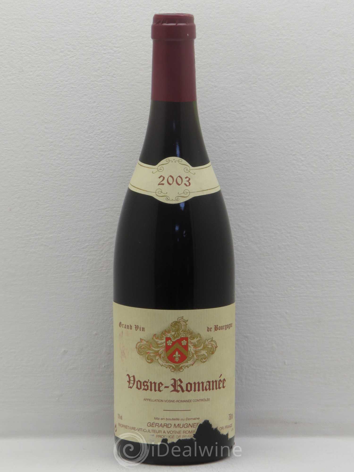 Vosne-Romanée G.Mugneret 2003 - Posten von 1 Flasche - 0