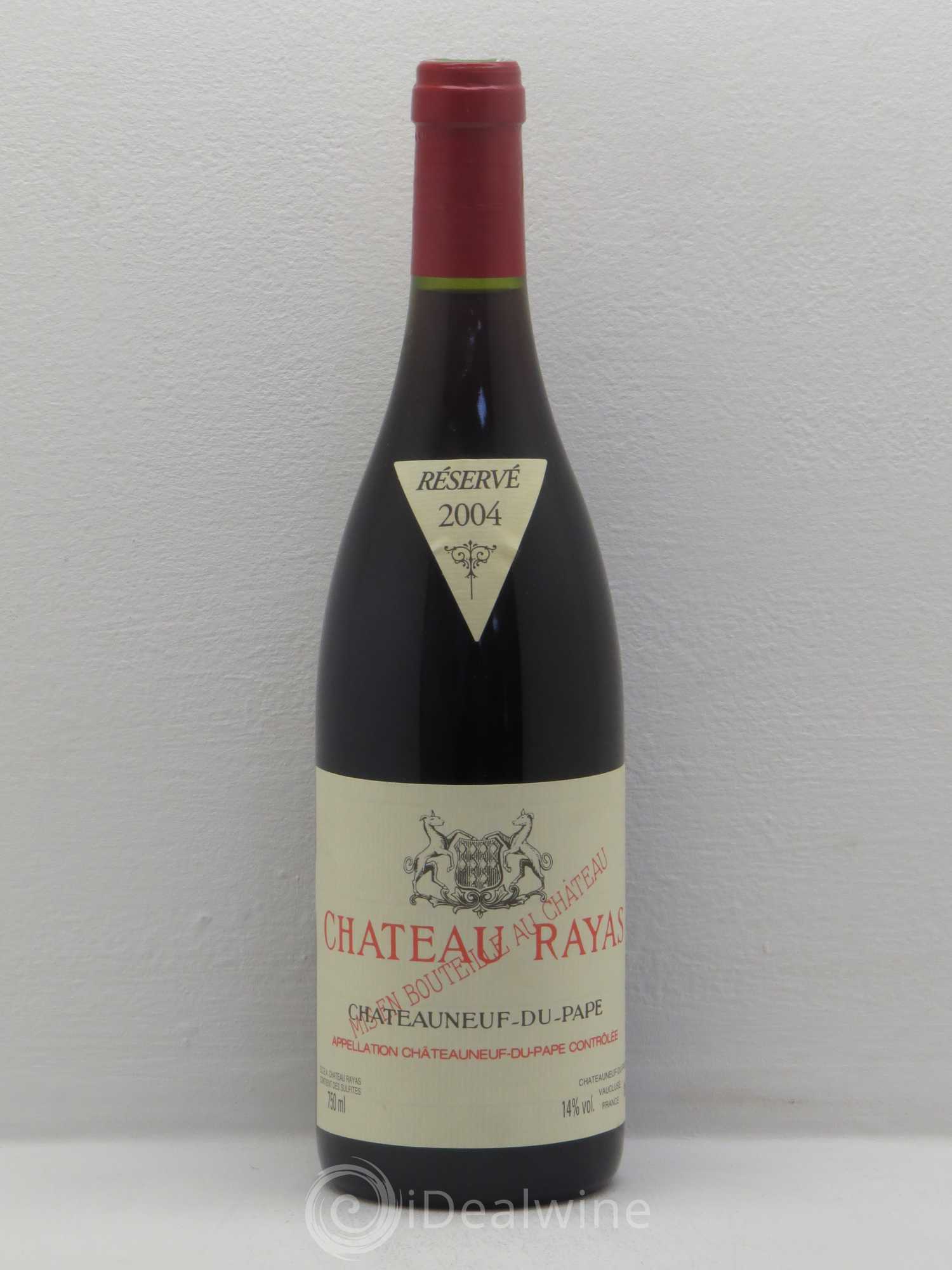 Châteauneuf-du-Pape Château Rayas Emmanuel Reynaud 2004 - Lot de 1 bouteille - 0