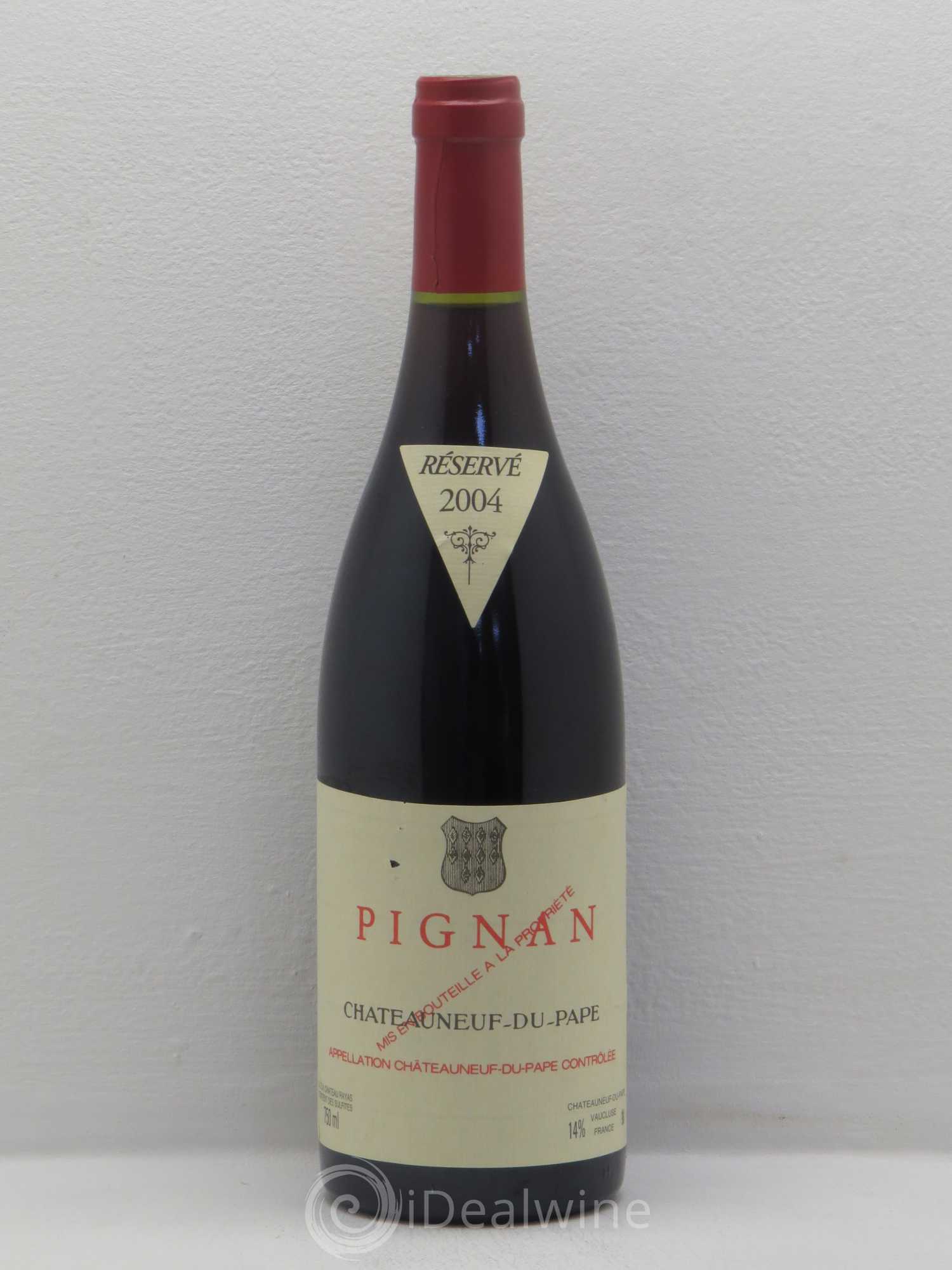 Châteauneuf-du-Pape Pignan Emmanuel Reynaud 2004 - Lot de 1 bouteille - 0