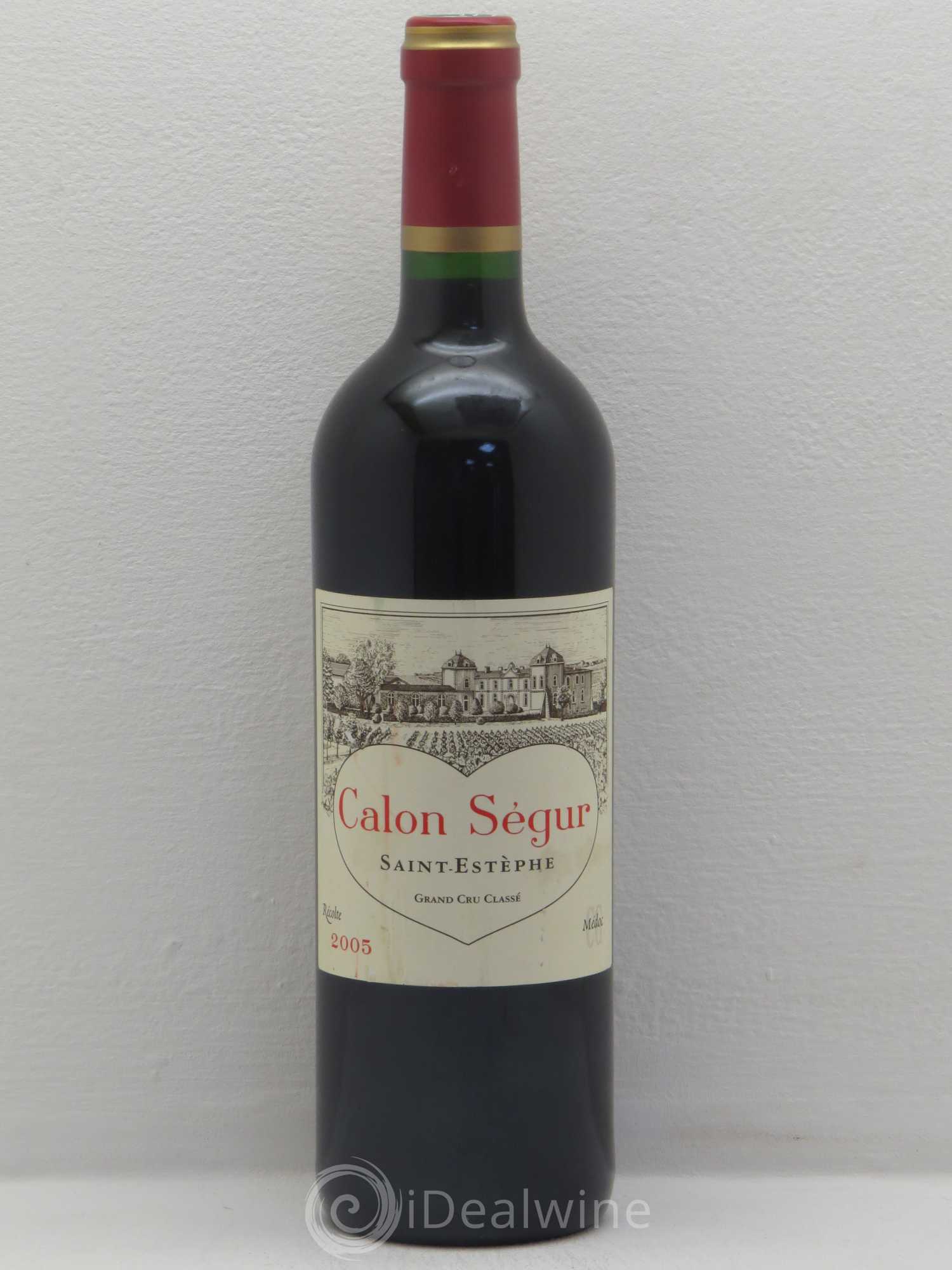 Château Calon Ségur 3ème Grand Cru Classé 2005 - Lot de 1 bouteille - 0
