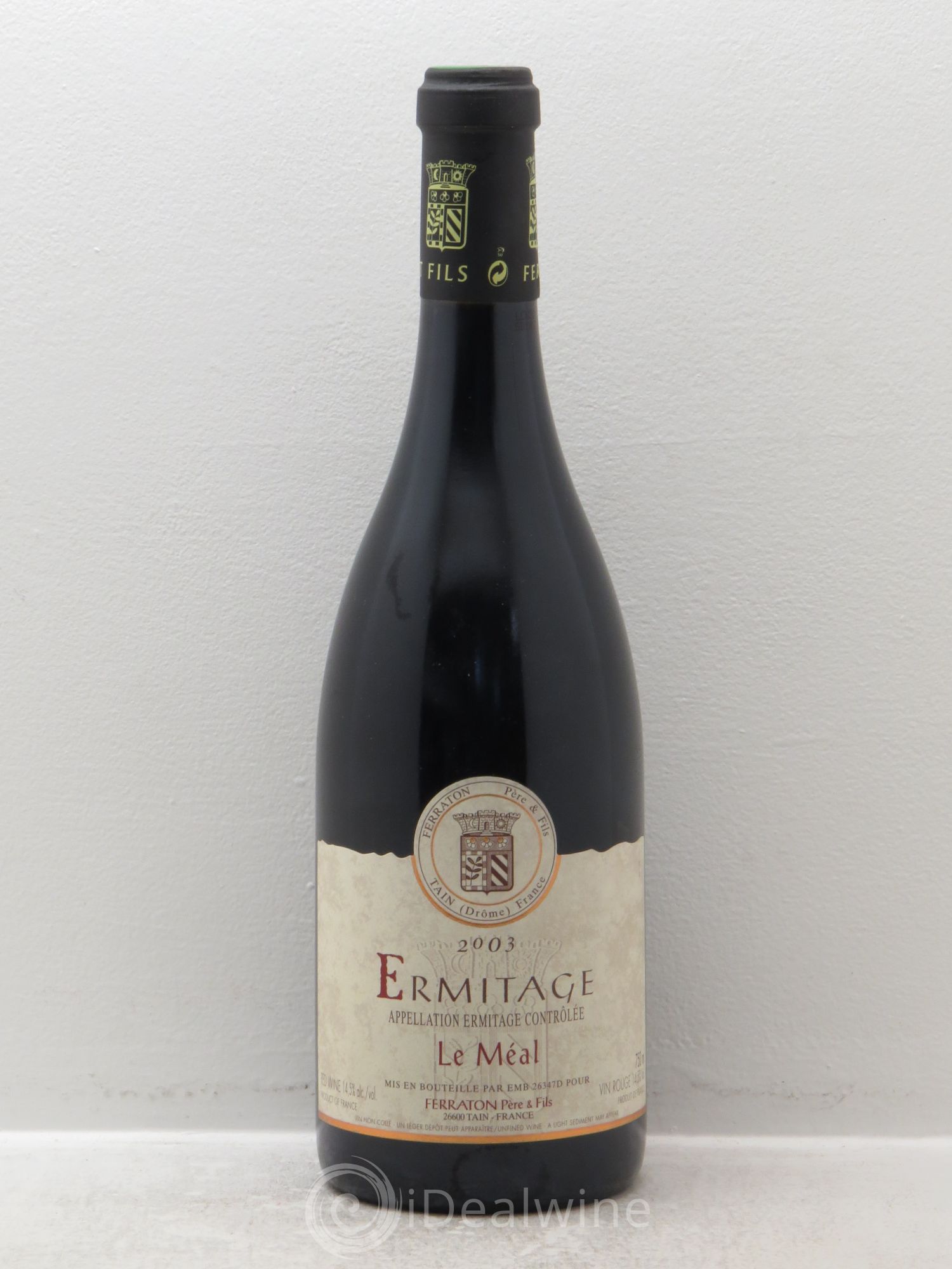 Hermitage Ermitage Le Méal Ferraton Père et Fils (Domaine) 2003 - Lot de 1 bouteille - 0